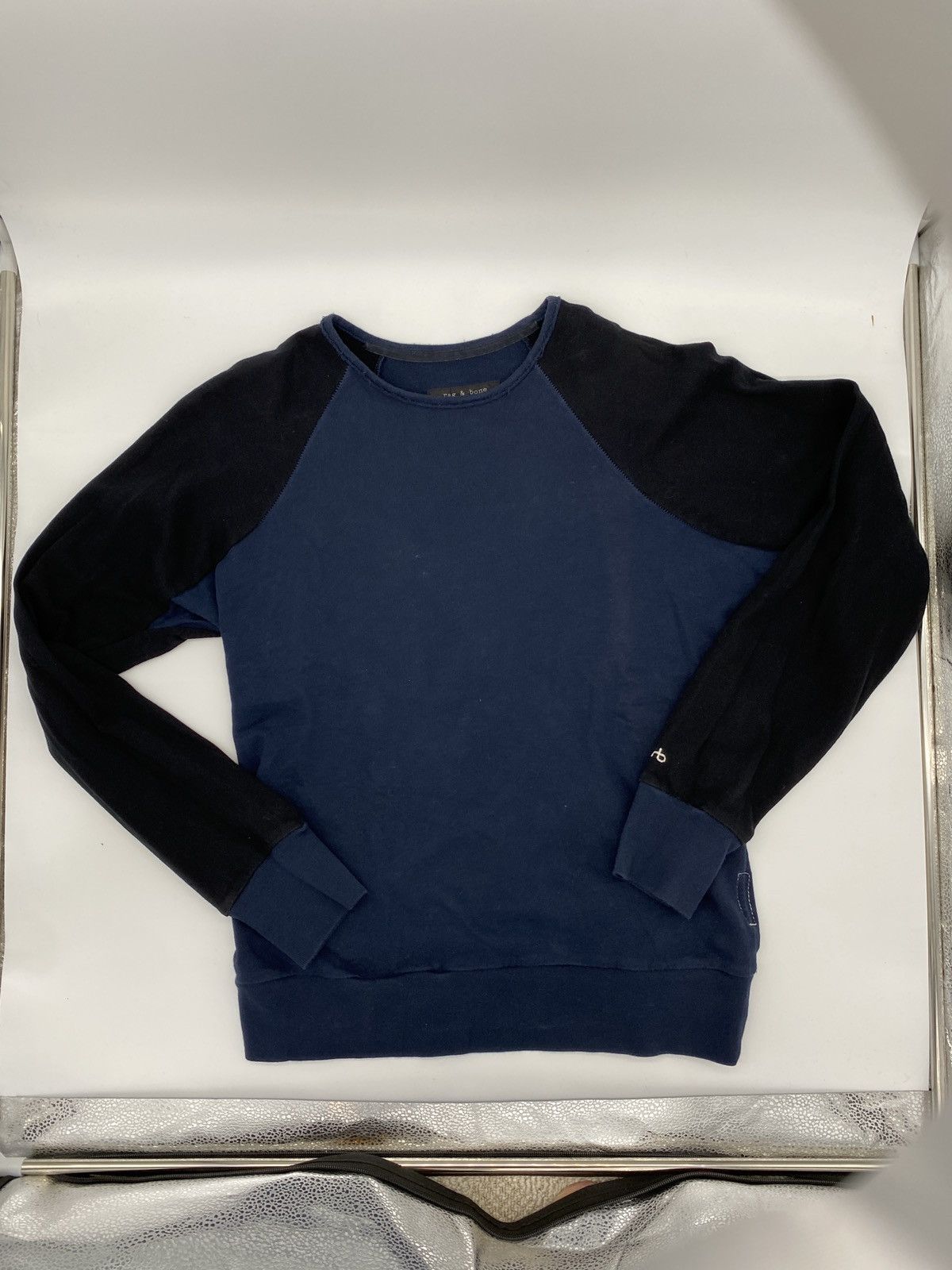 Rag & Bone Rag & Bone long sleeve blue and black shirt Size US M / EU 48-50 / 2 - 6 Thumbnail