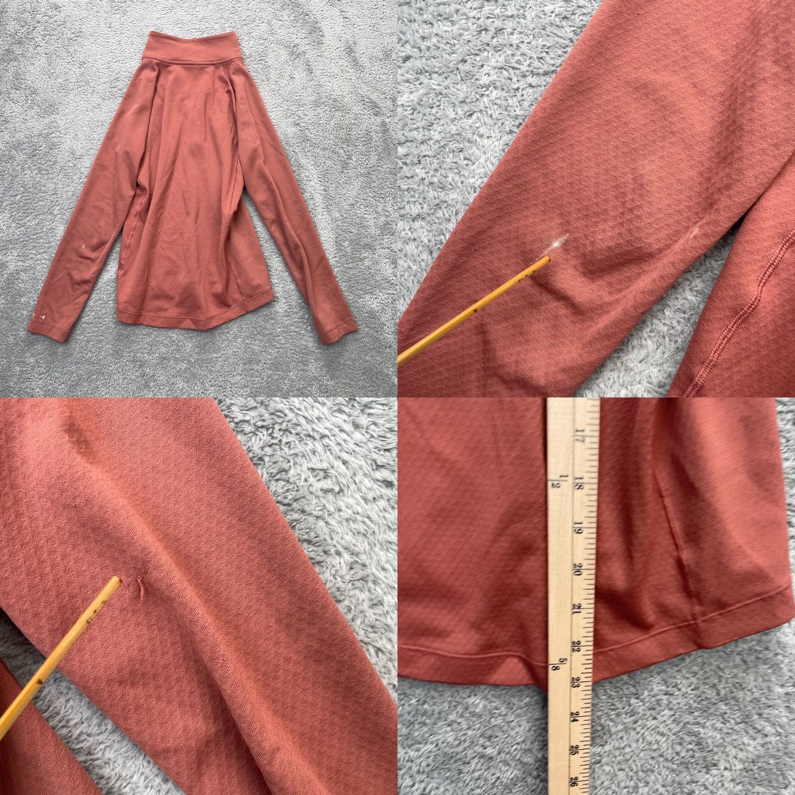 Patagonia Patagonia Top Womens Small Brown Capilene Midweight Baselayer Mock Neck Long Sleeve Casual Activewear Size S / US 4 / IT 40 - 8 Thumbnail
