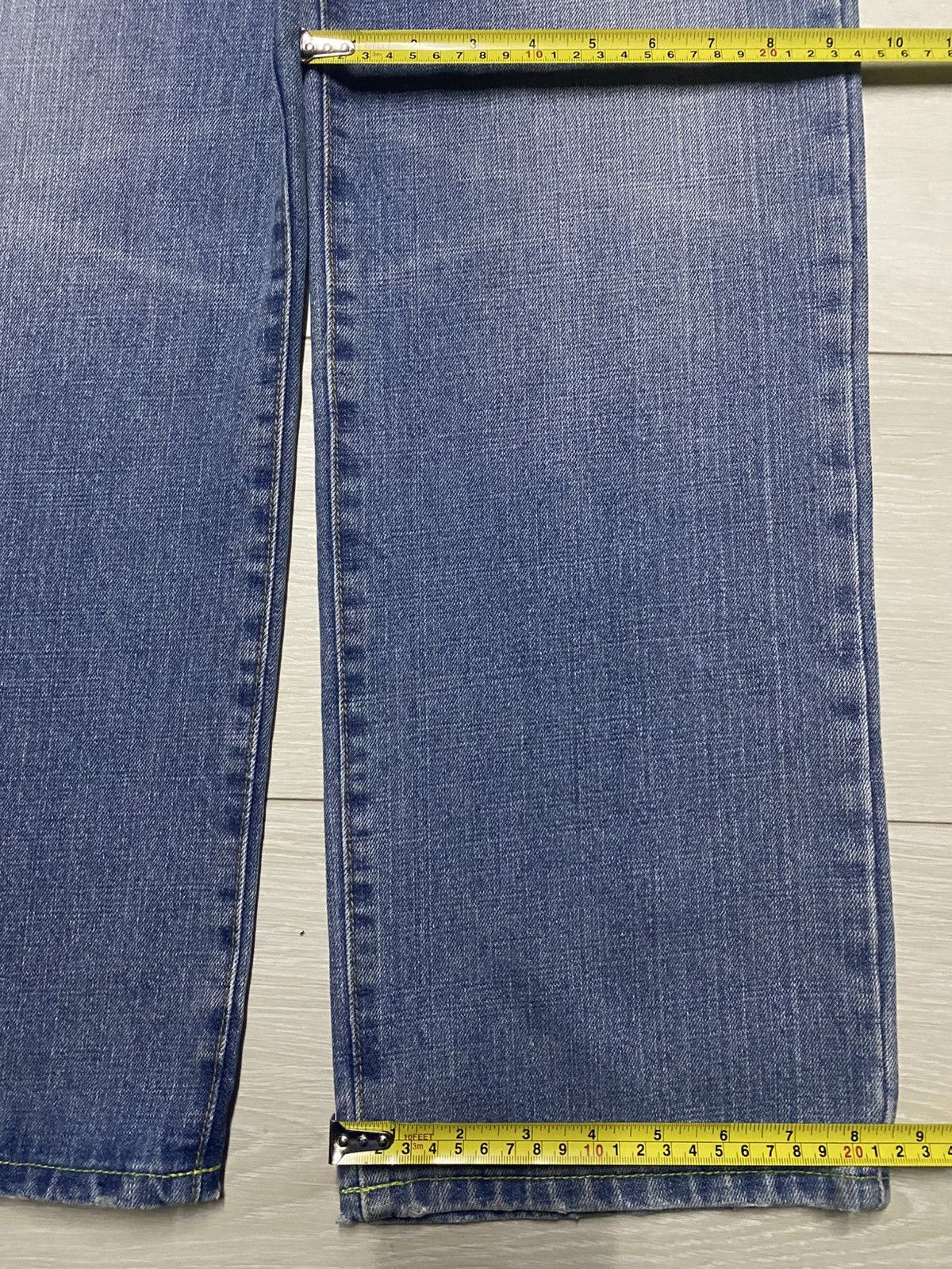 Abercrombie & Fitch Vintage Ambercrombie & Fitch Blue Wash Distressed Loose Jean Size US 31 - 15 Thumbnail