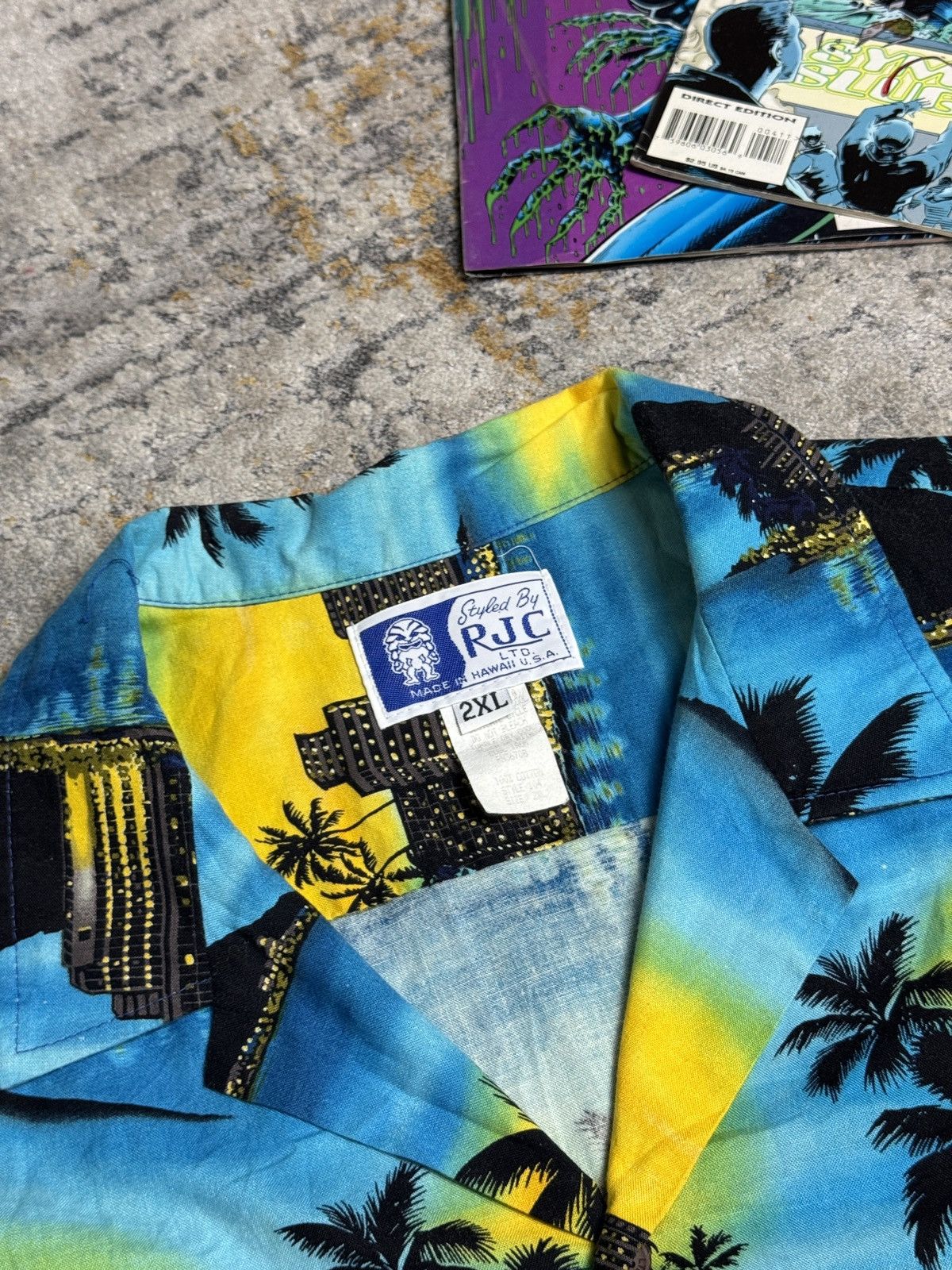 Vintage ❗️Vintage 80’s RJC Hawaii Cotton Shirt Size US XXL / EU 58 / 5 - 15 Thumbnail
