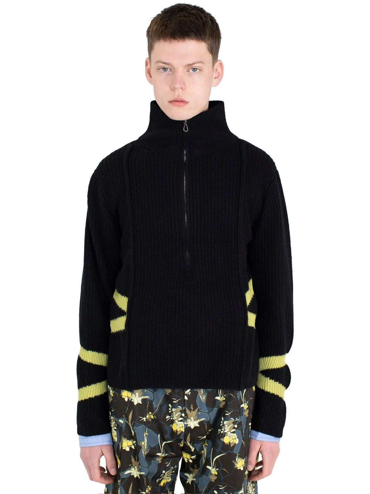 Kiko Kostadinov Cashmere KK Bourdain Knit Black Size US M / EU 48-50 / 2 - 9 Thumbnail
