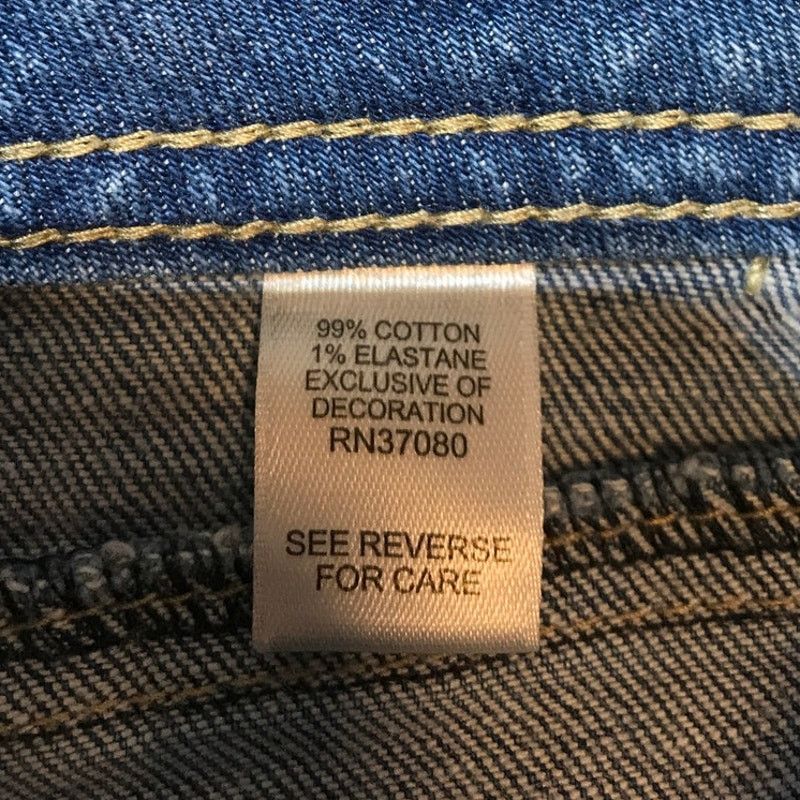 Other C est. 1948 Blue Denim High-Rise Mid-Length Jean Shorts 14 Size 36" / US 14 / IT 50 - 4 Thumbnail