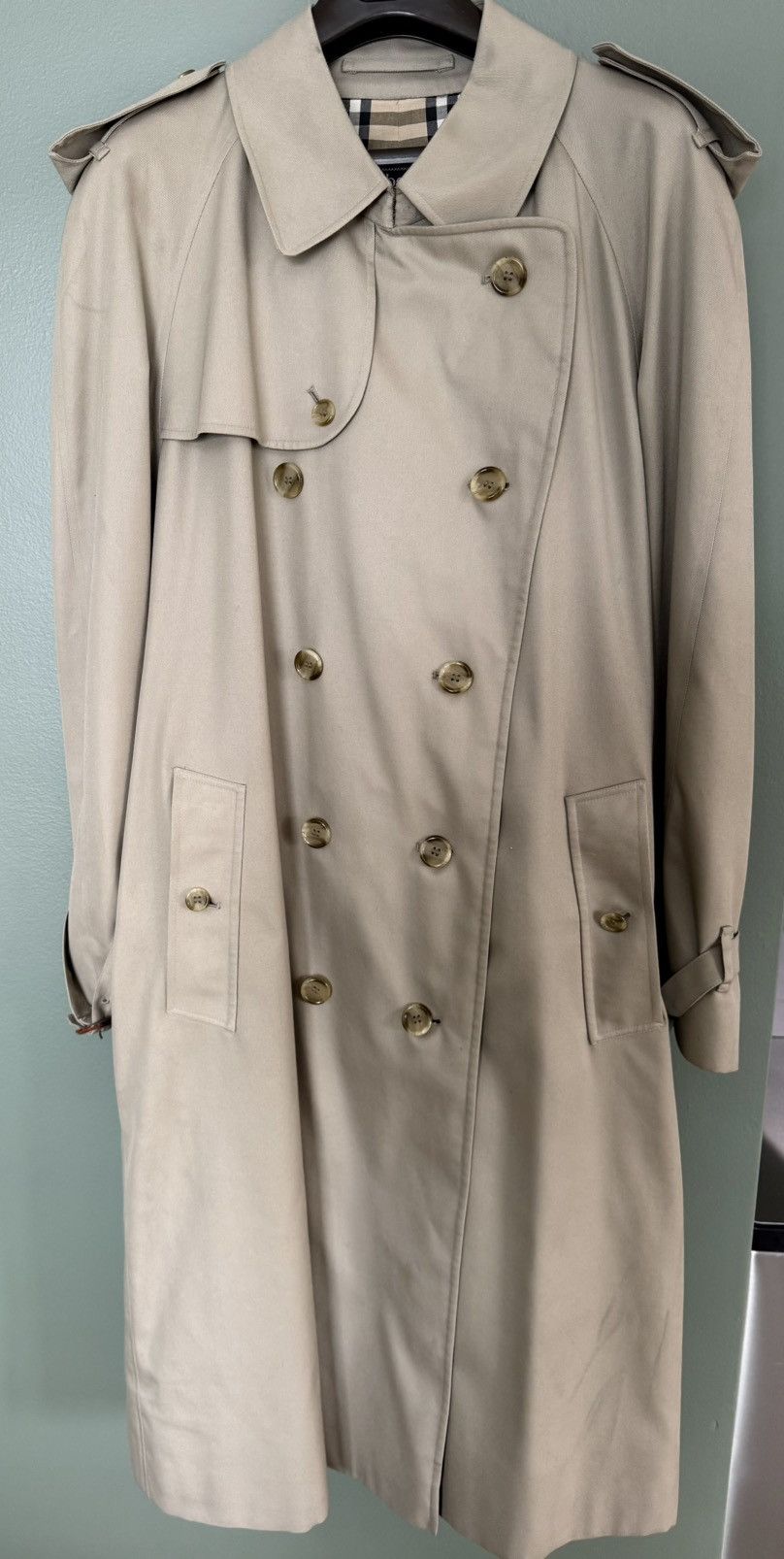 Burberry Vintage Men’s Burberry Trench Coat Size US L / EU 52-54 / 3 - 1 Thumbnail