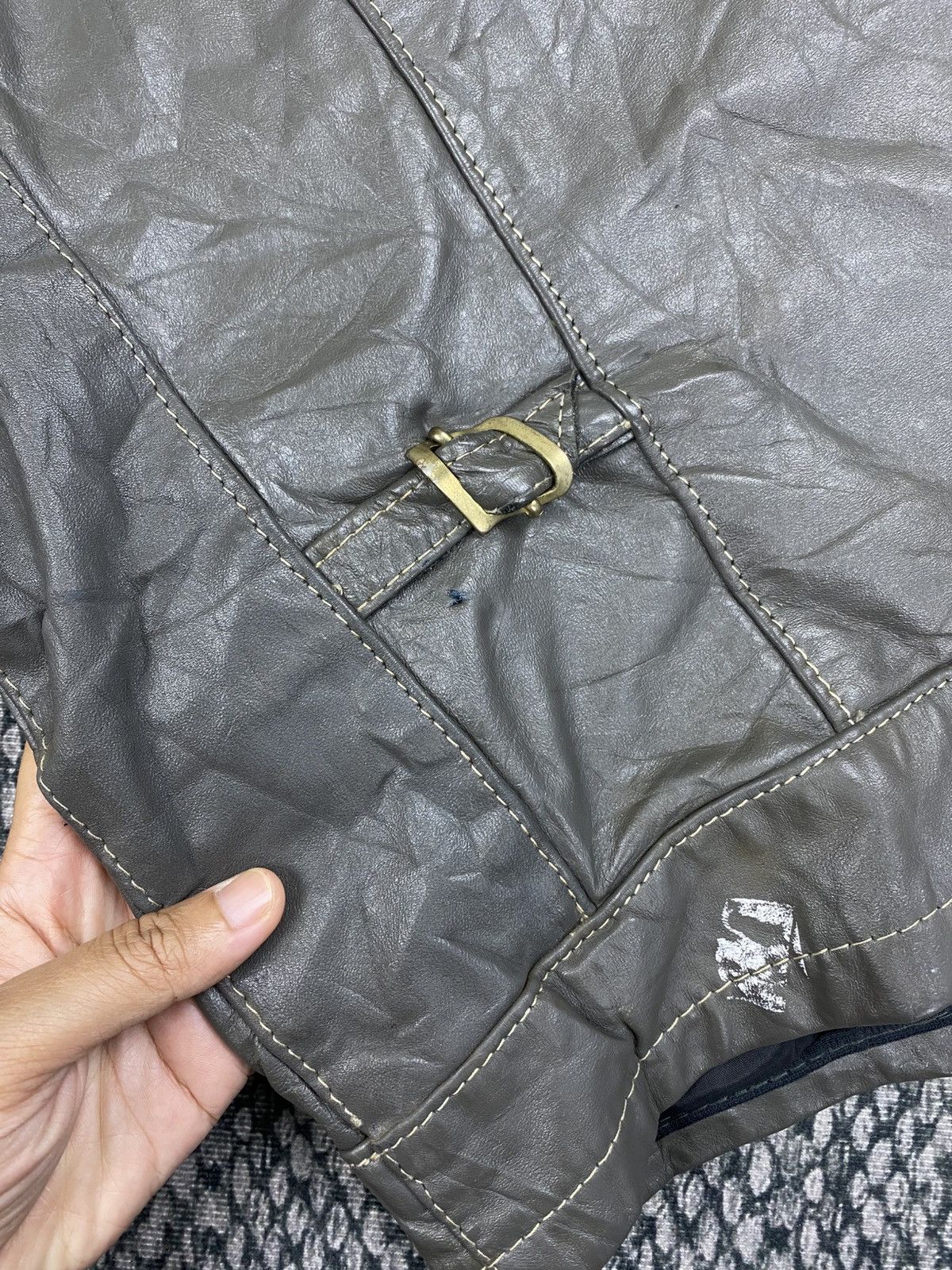 Leather 🔥RARE Vintage Leather Jacket Made In Argentina Size US M / EU 48-50 / 2 - 10 Thumbnail