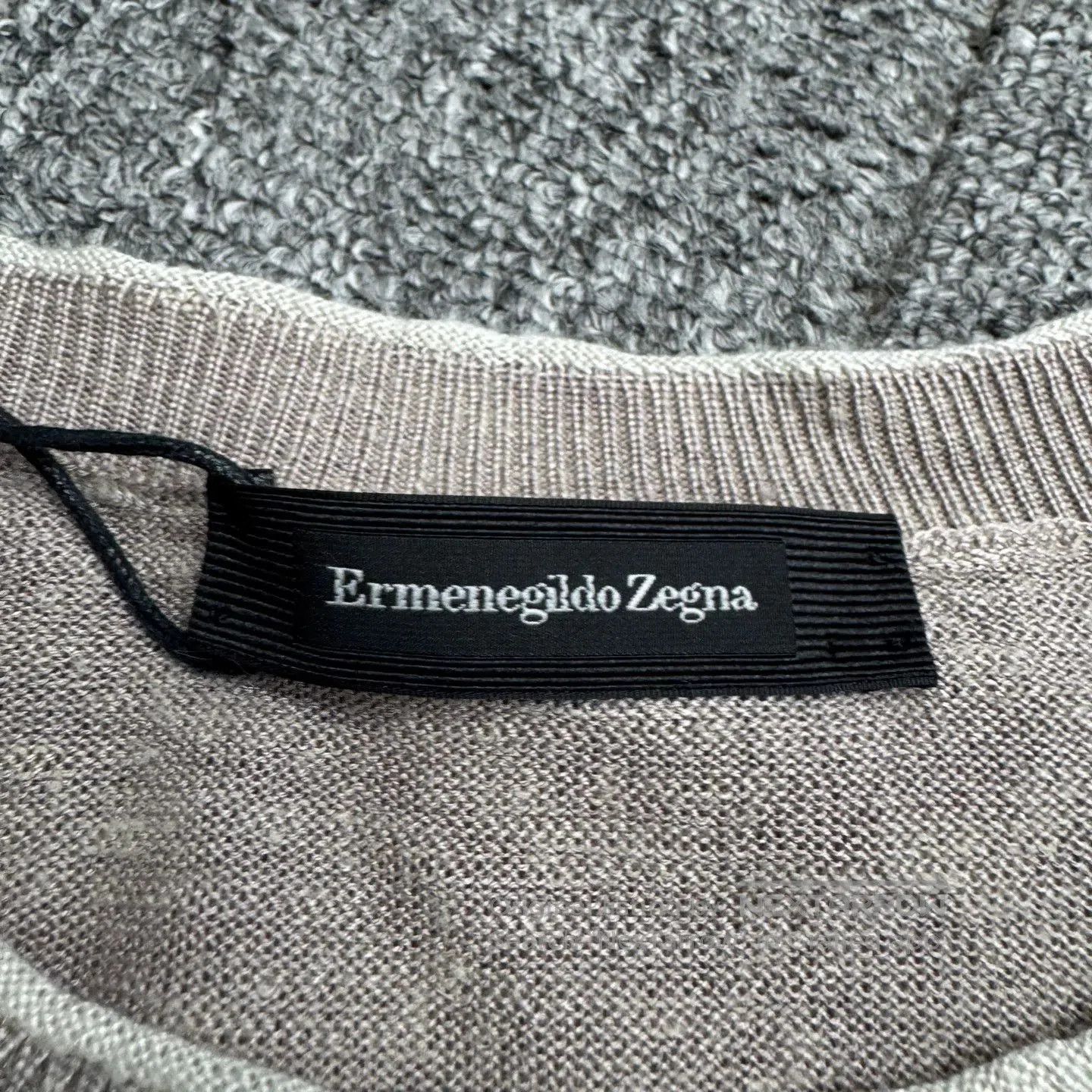 Ermenegildo Zegna Ermenegildo Zegna Silk Linen Blend Knit Sweater. Size US L / EU 52-54 / 3 - 2 Thumbnail