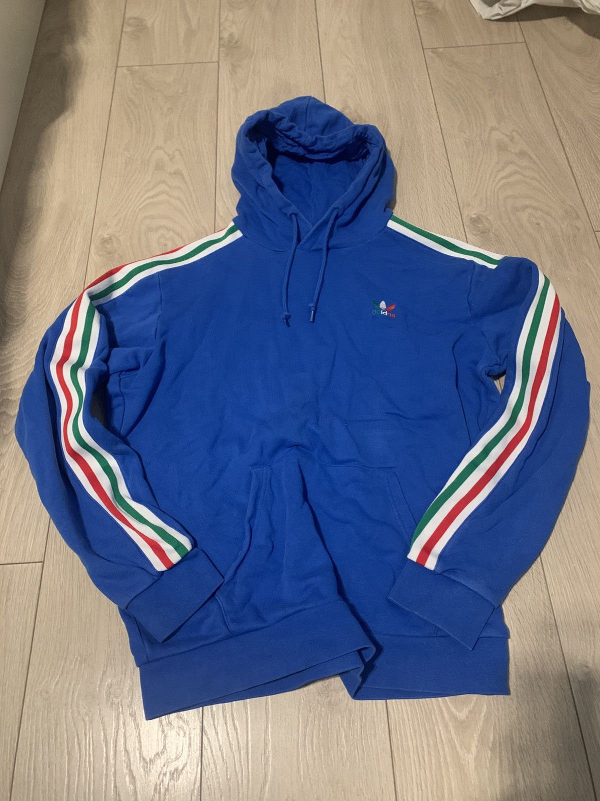 Adidas Vintage Retro Y2K Adidas Originals Italy Hoodie Size US M / EU 48-50 / 2 - 1 Thumbnail