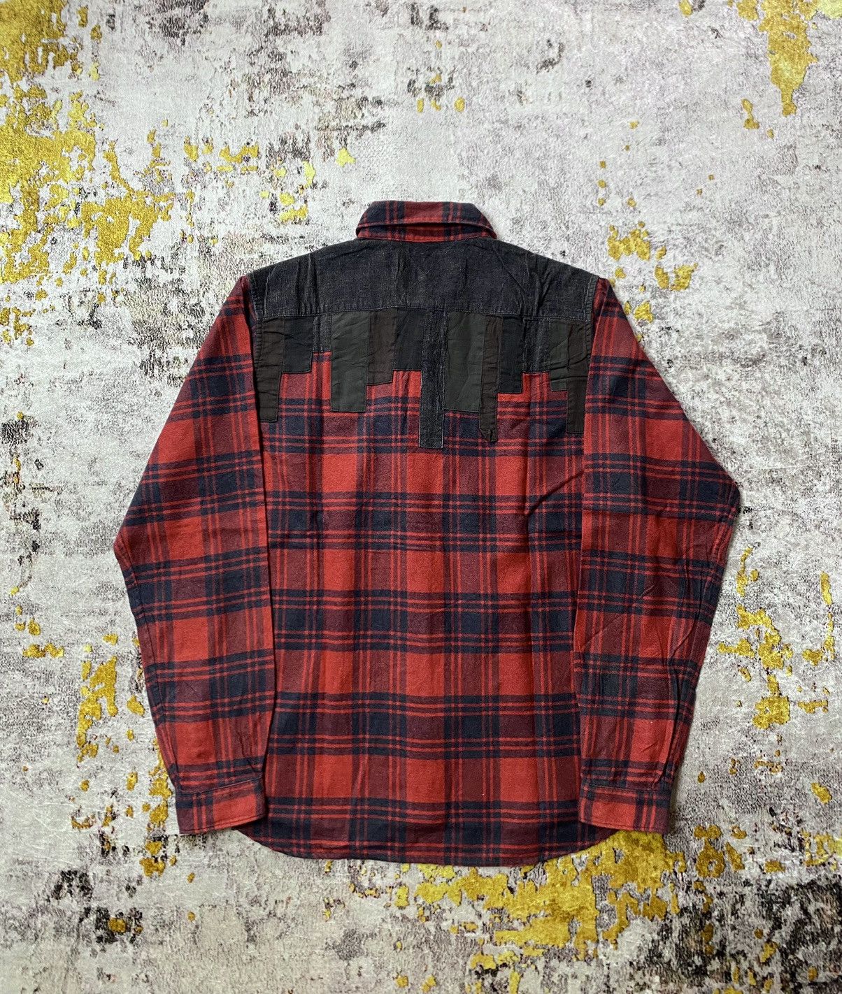 Japanese Brand × White Mountaineering White Mountaineering AW2015 Pacth Work Shirt Size US M / EU 48-50 / 2 - 4 Thumbnail