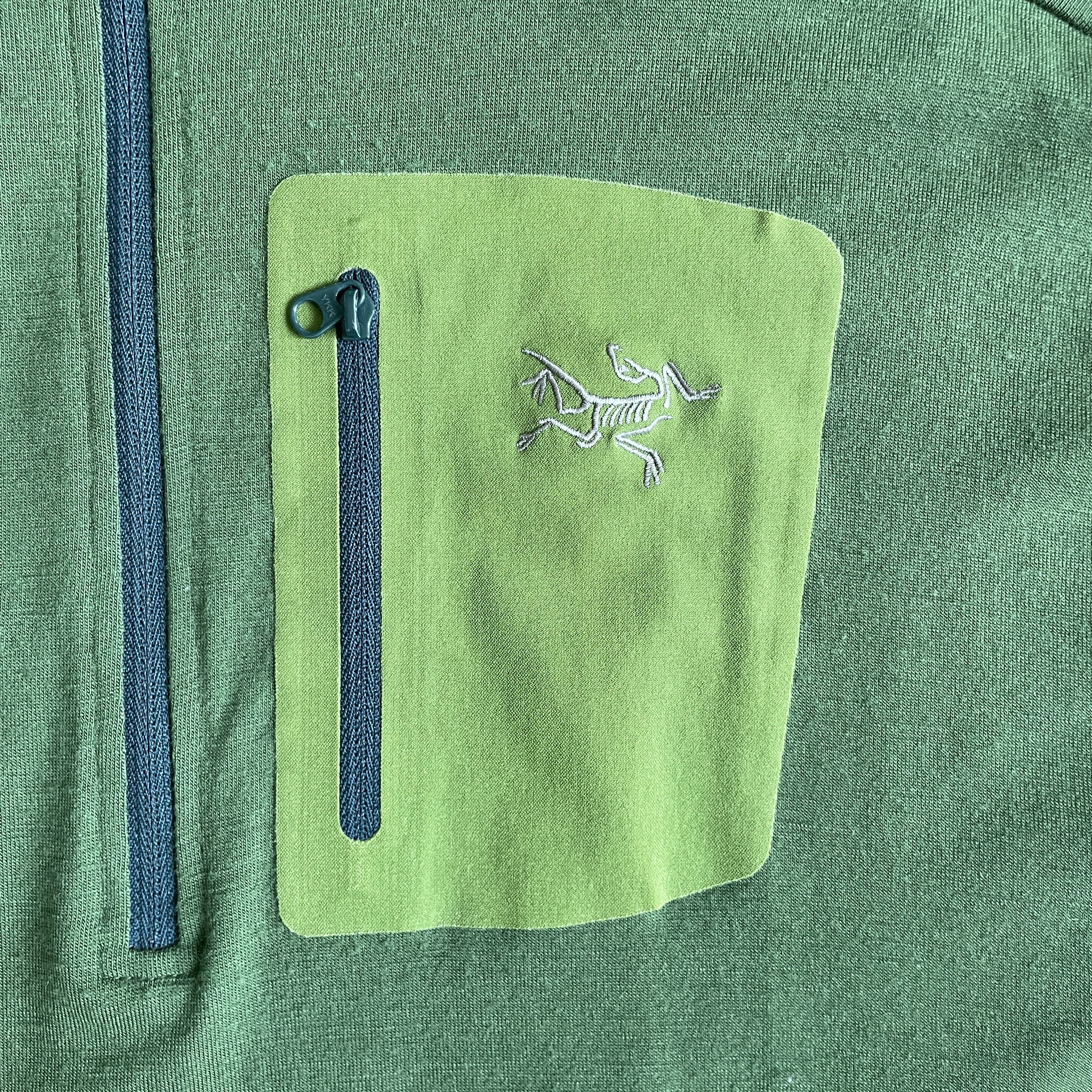 Arc'teryx Arc’teryx Green Quarter Zip Base Layer Top Size US XL / EU 56 / 4 - 3 Thumbnail
