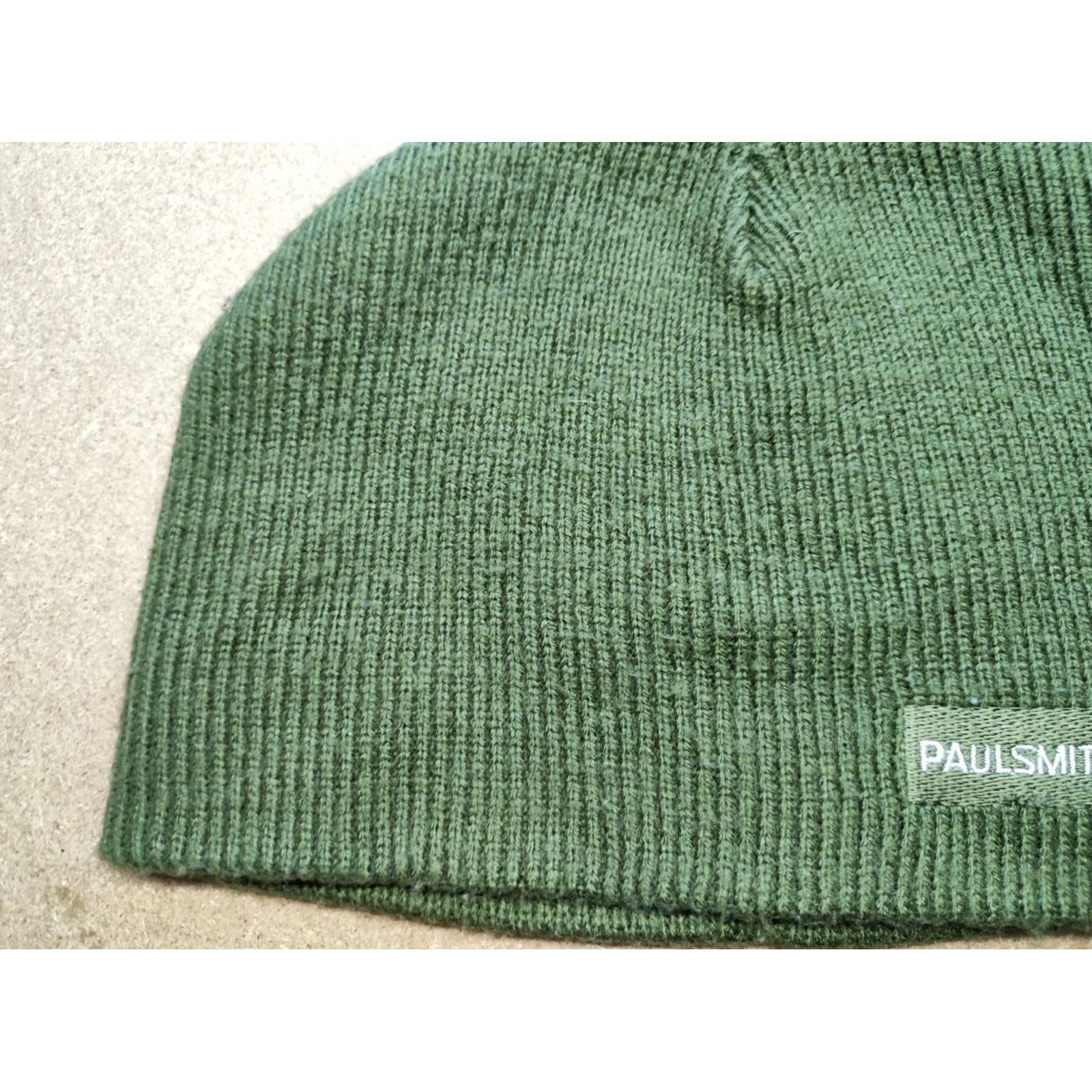 Paul Smith Paul Smith Jeans Beanie Hat One Size Green Unisex Adults Knit Acrylic PSJ Mens Womens Boys Girls Size 42" / US 20 - 7 Thumbnail