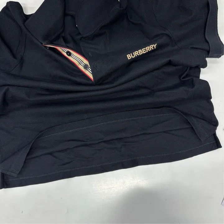 Burberry Burberry Burberry Black Short Sleeve Polo Shirt-2507 Size US L / EU 52-54 / 3 - 7 Thumbnail