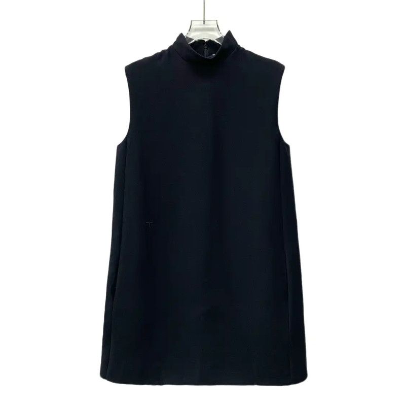 Dior Dior Black Wool Sleeveless Dress in XS Size 0089 Size XS / US 0-2 / IT 36-38 - 1 Thumbnail