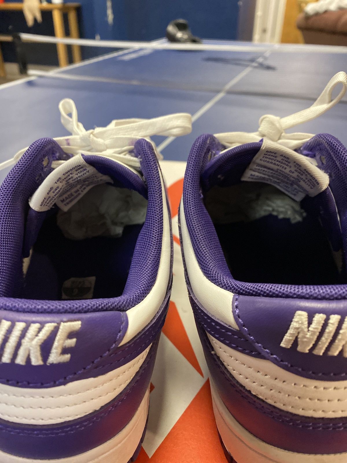 Nike Nike Dunk Low Championship Court Purple Size US 9 / EU 42 - 7 Thumbnail