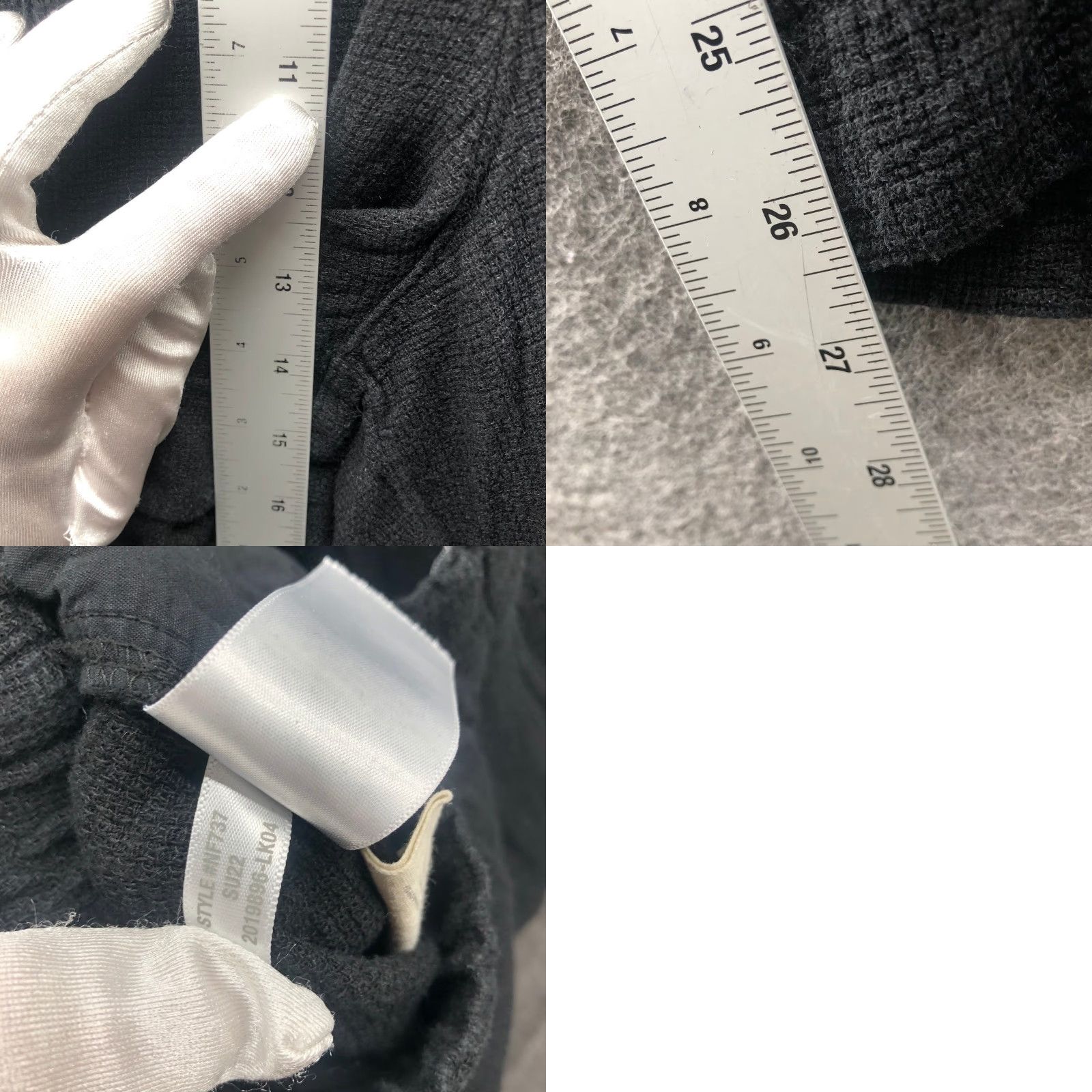VINTAGE? No. Madewell Breezewoven High Rise Straight Pants Womens XXLT Black Linen Blend