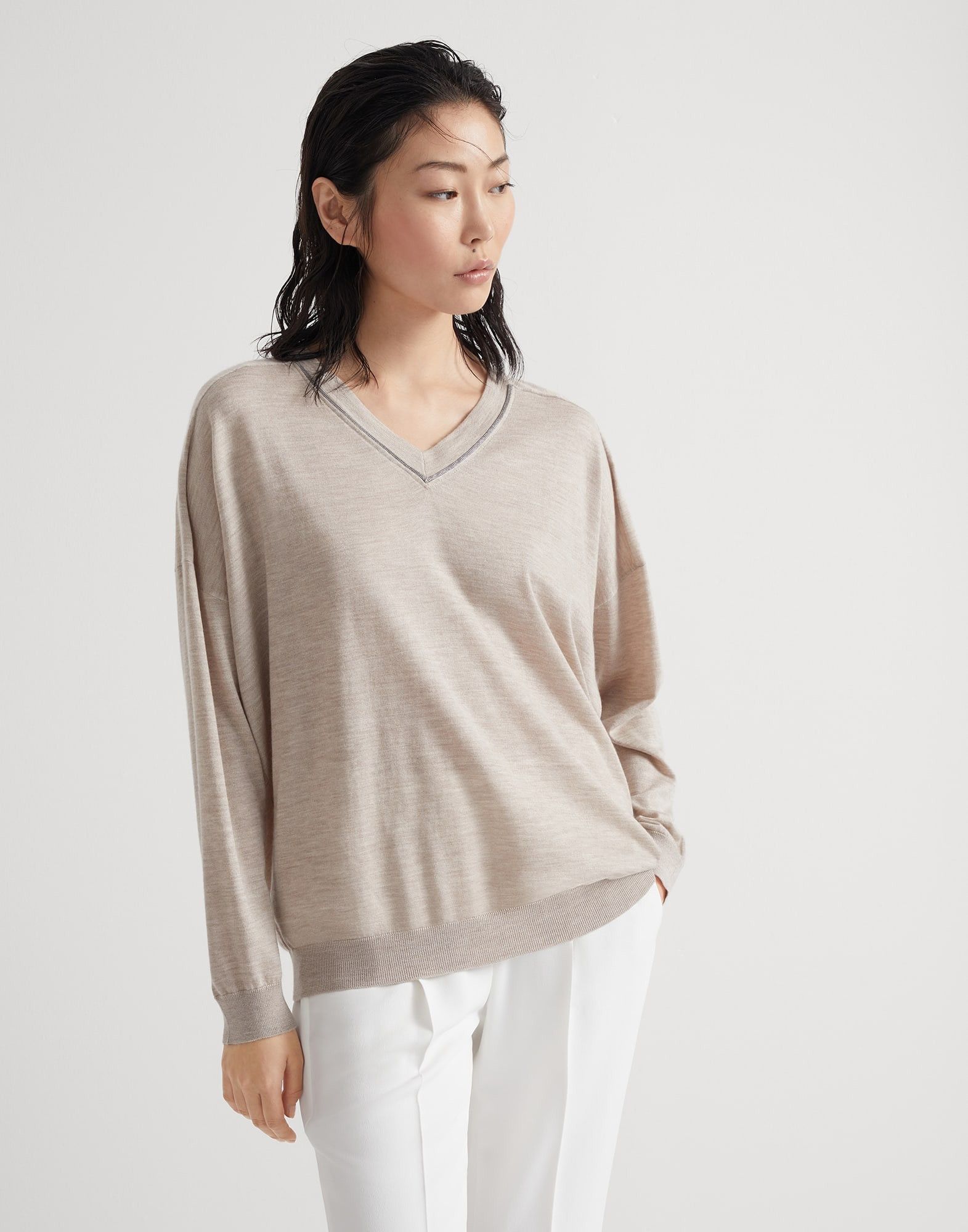 o1w1db10825 Sweater in Dark Beige