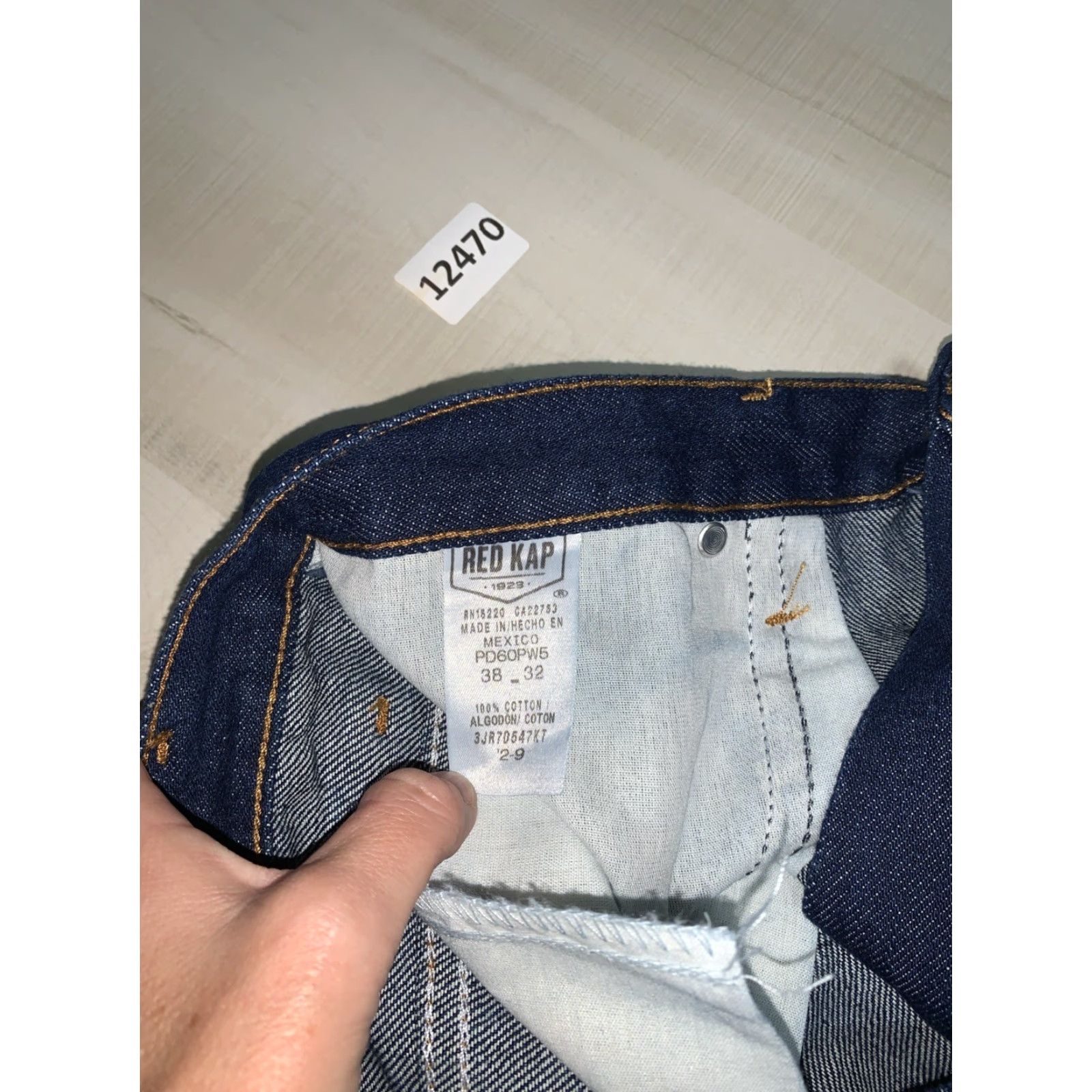 Red Kap Red Kap Jeans Denim Blue 38x32 Straight Leg Mens Regular Denim Blue 38 Regular Jeans Straight Leg Mens Size US 38 / EU 54 - 5 Thumbnail