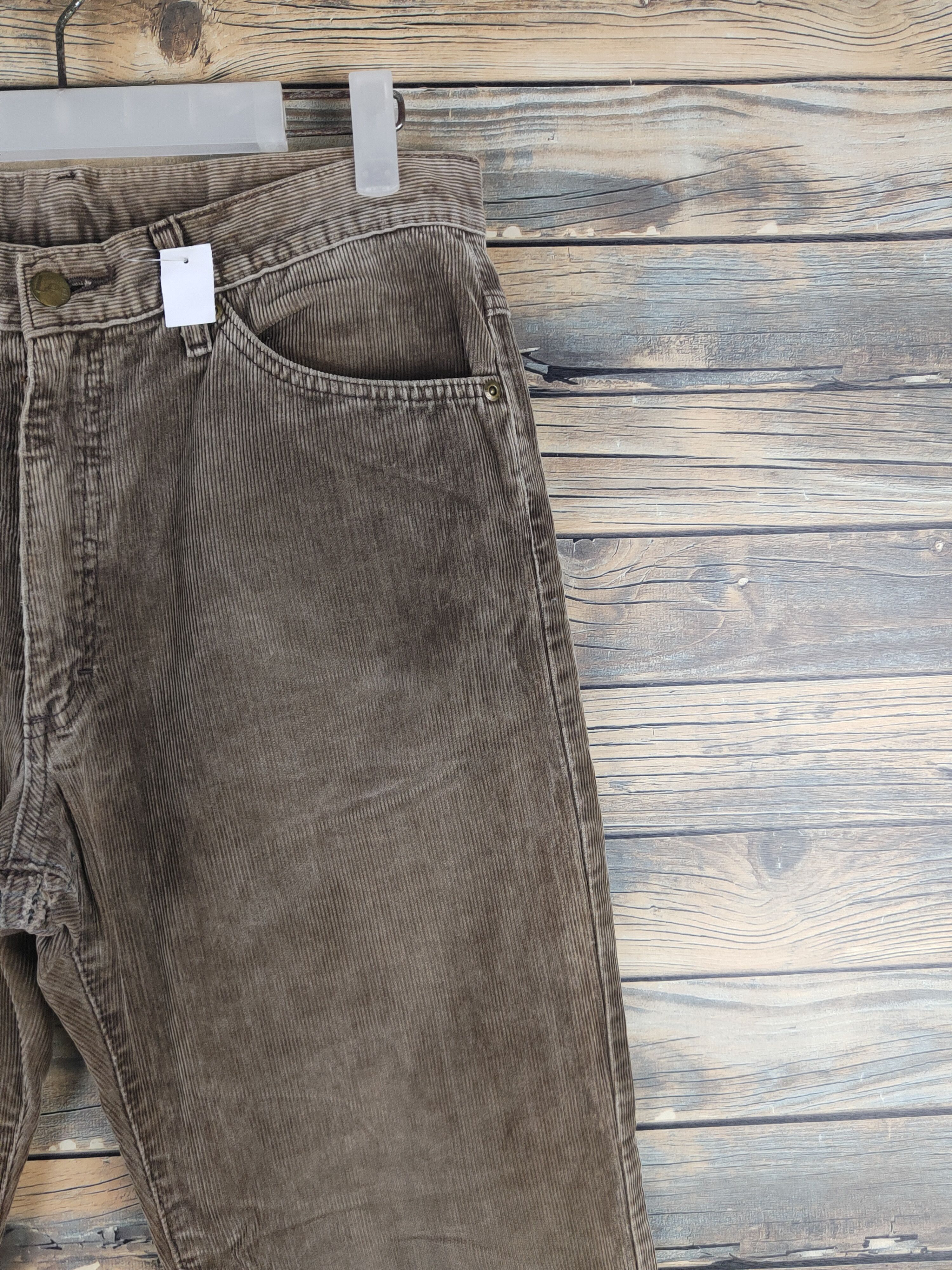 Lee DL Lee Brown Multipocket Corduroy Pants #sp46-257T Size US 31 - 6 Thumbnail