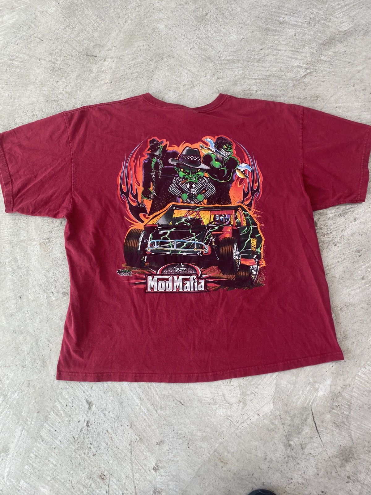 Gildan Mod Mafia Mechanic Racing TShirt Size US XXL / EU 58 / 5 - 5 Thumbnail