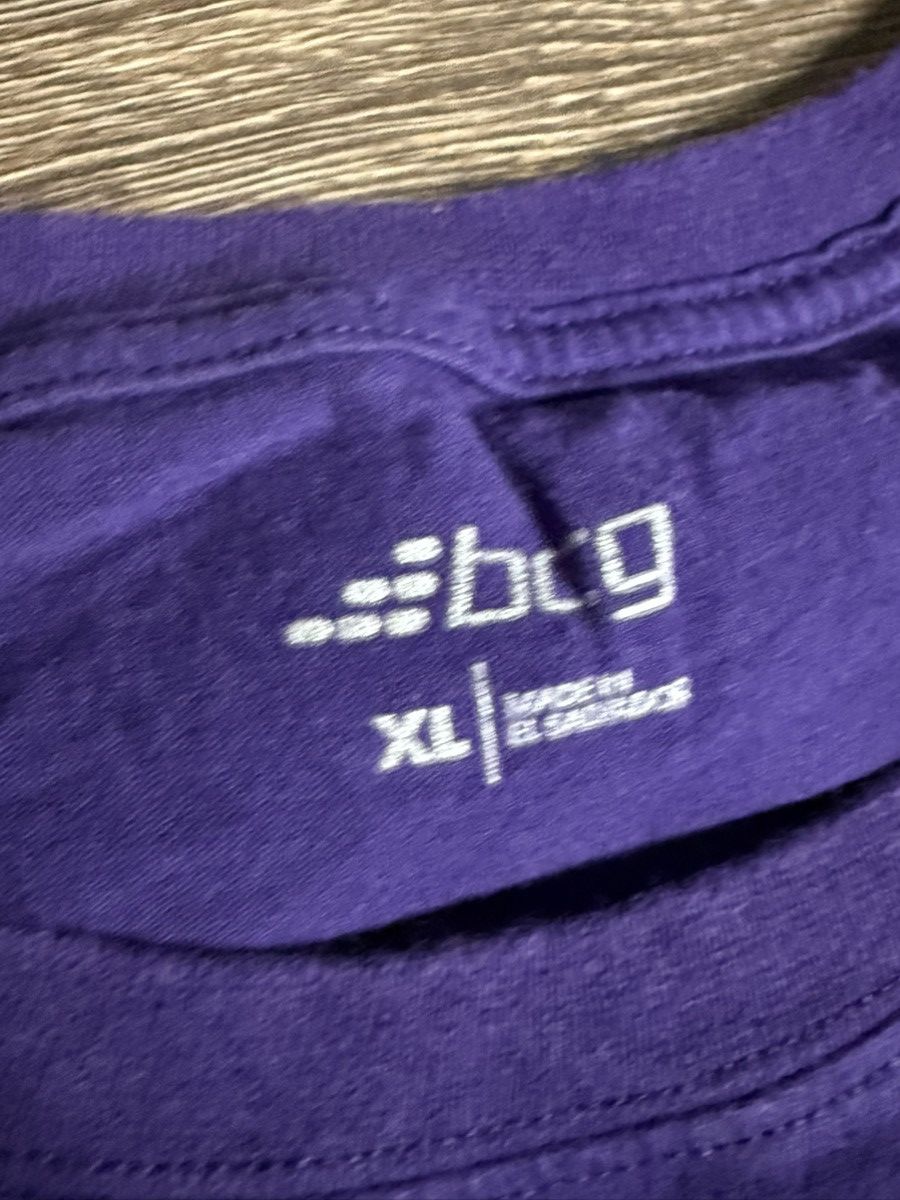 Vintage Vikings Purple Logo Shirt Size US XL / EU 56 / 4 - 2 Thumbnail