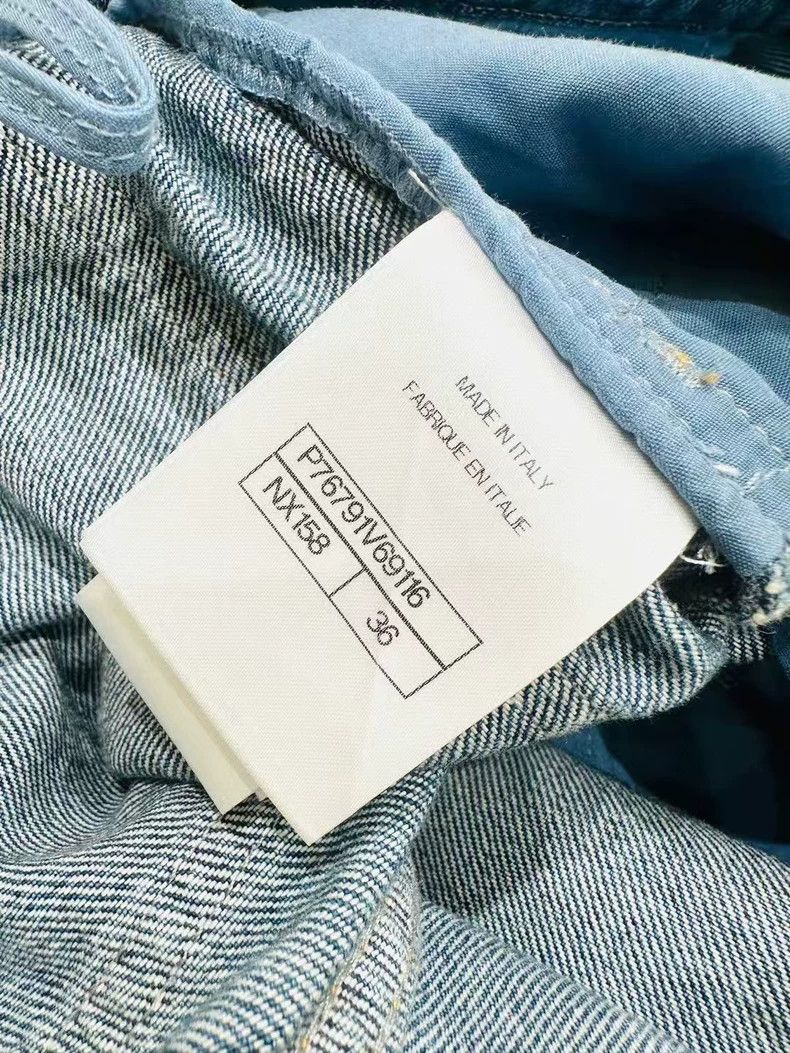 Chanel Chanel 24s waist double c straight jeans Size 24" / US 00 / IT 34 - 8 Thumbnail