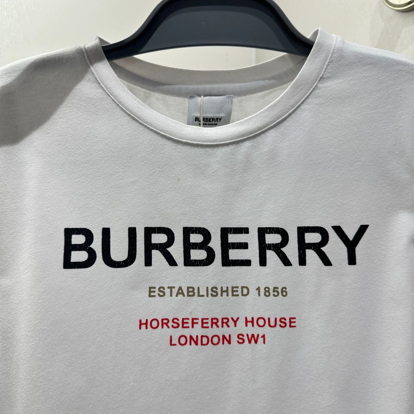 Burberry Burberry Logo Crewneck SS Cotton feb294 Size XS / US 0-2 / IT 36-38 - 6 Thumbnail