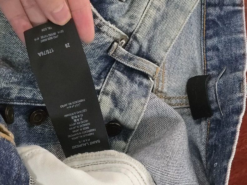 Saint Laurent Paris Saint Laurent Paris Indigo Slim Jeans 2505-Nextarrow Size US 28 / EU 44 - 5 Thumbnail