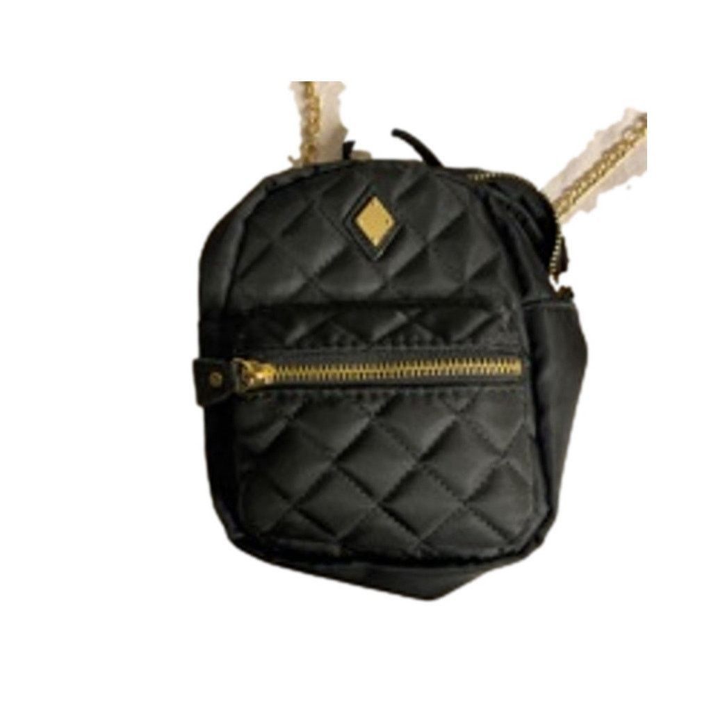 Other Y2K Streetwear Quilted Mini Backpack Crossbody Bag Black Size ONE SIZE - 4 Thumbnail