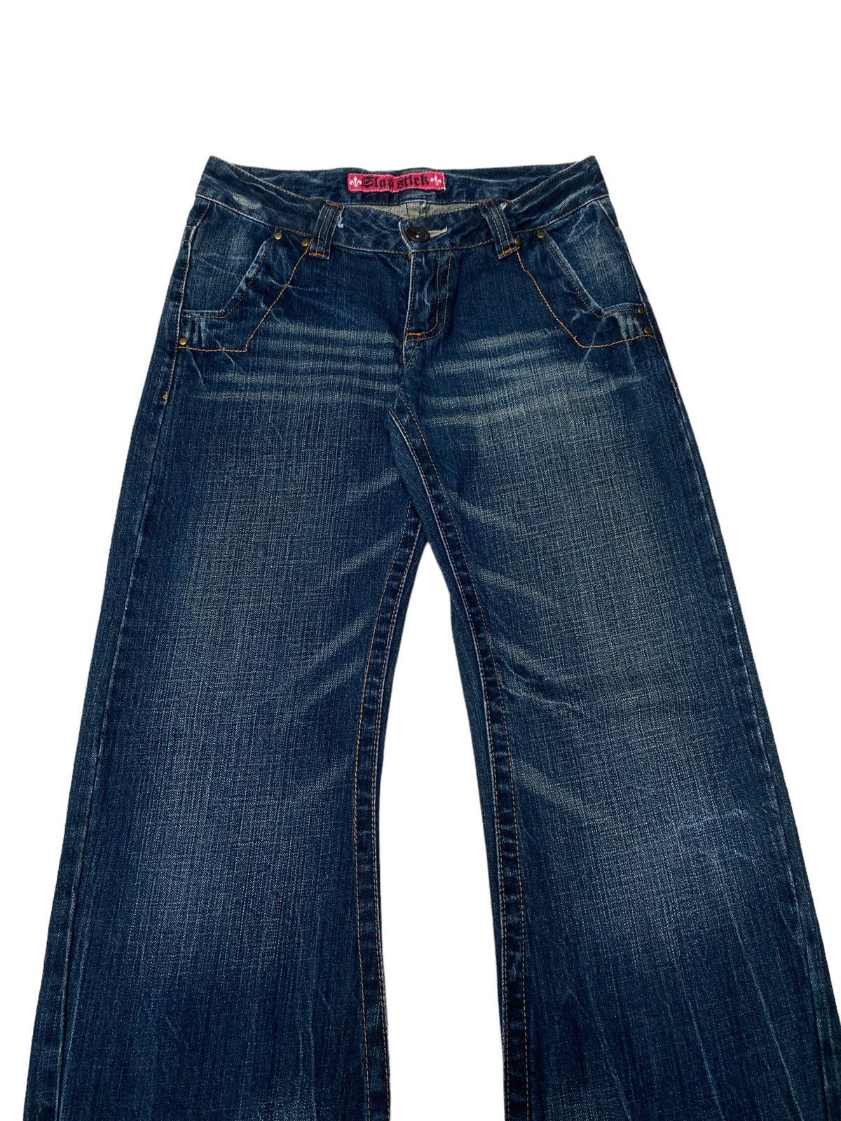 Japanese Brand × Vintage Vintage Japanese Brand Slap Stick Flared Jeans 1990s Size US 30 / EU 46 - 5 Thumbnail