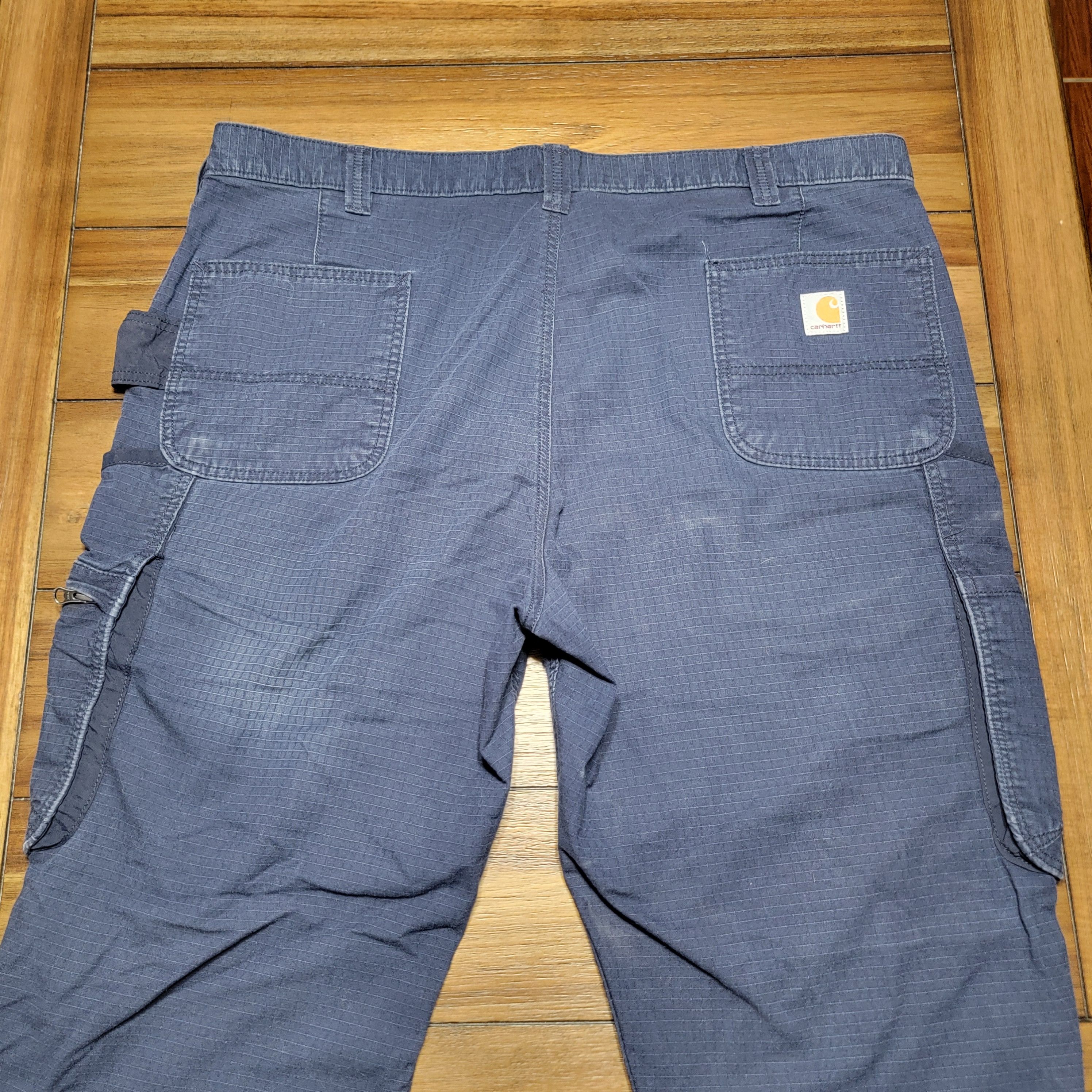 Carhartt Carhartt Dark Blue Cargo Pants - Size 42 X 30 Size US 42 / EU 58 - 4 Thumbnail