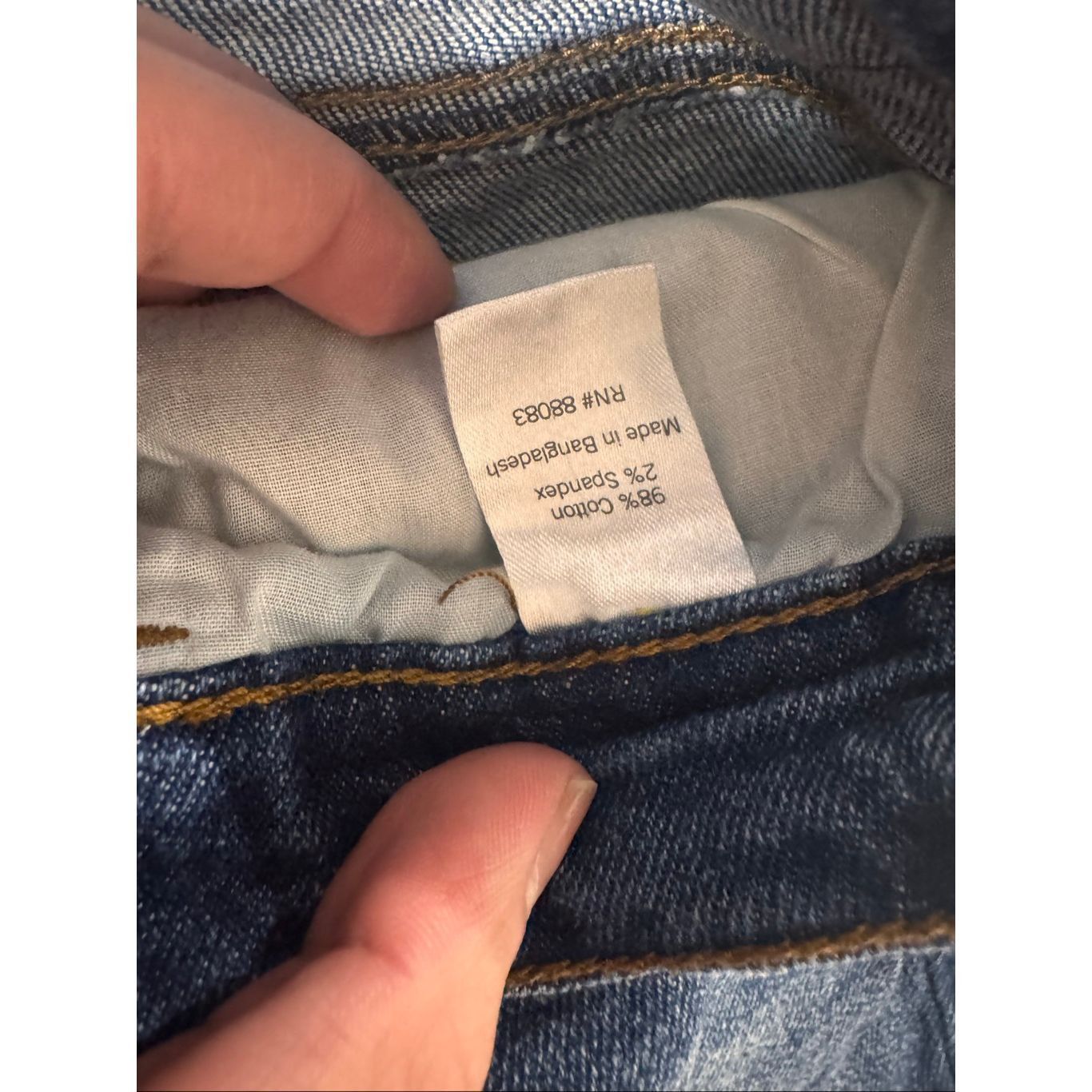Other SO Vintage Stretch Denim Shorts 3/25W | High Rise Distressed Size 25" / US 0 / IT 36 - 3 Thumbnail