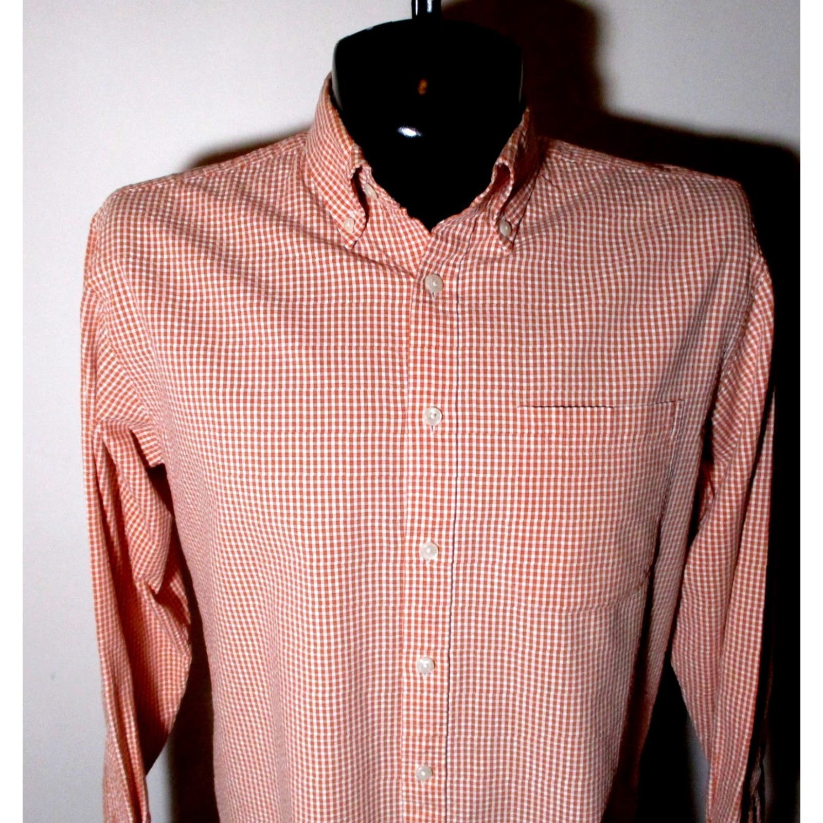 Vintage L.L. BEAN Pink Long Sleeve Button Shirt Men's Size M Reg. Size US M / EU 48-50 / 2 - 4 Thumbnail