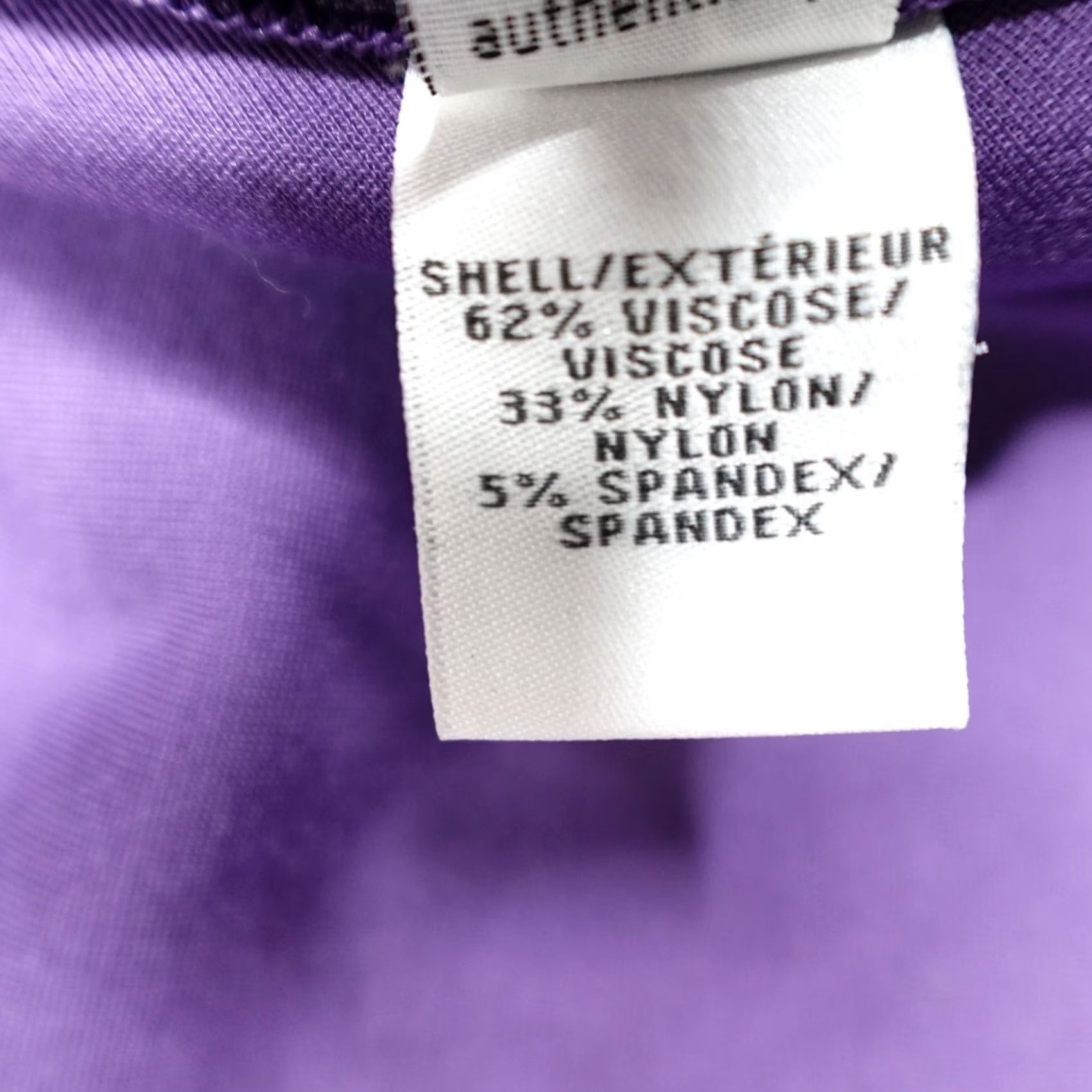 Diane von Furstenberg Diane von Furstenberg Dress 8 Purple Solid Dayna Ruched Fit & Flare Knee Length Womens Size M / US 6-8 / IT 42-44 - 3 Thumbnail
