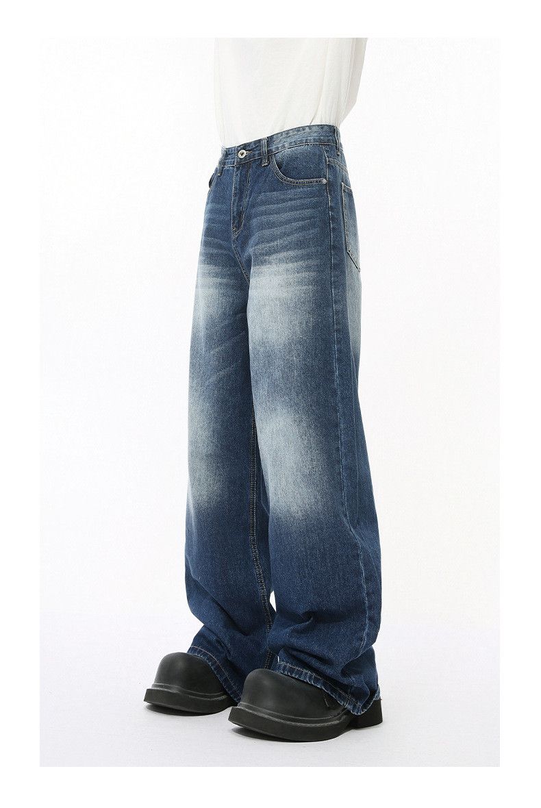 Japanese Brand Japanese retro wide-leg straight-leg vibe jeans Size US 32 / EU 48 - 3 Thumbnail