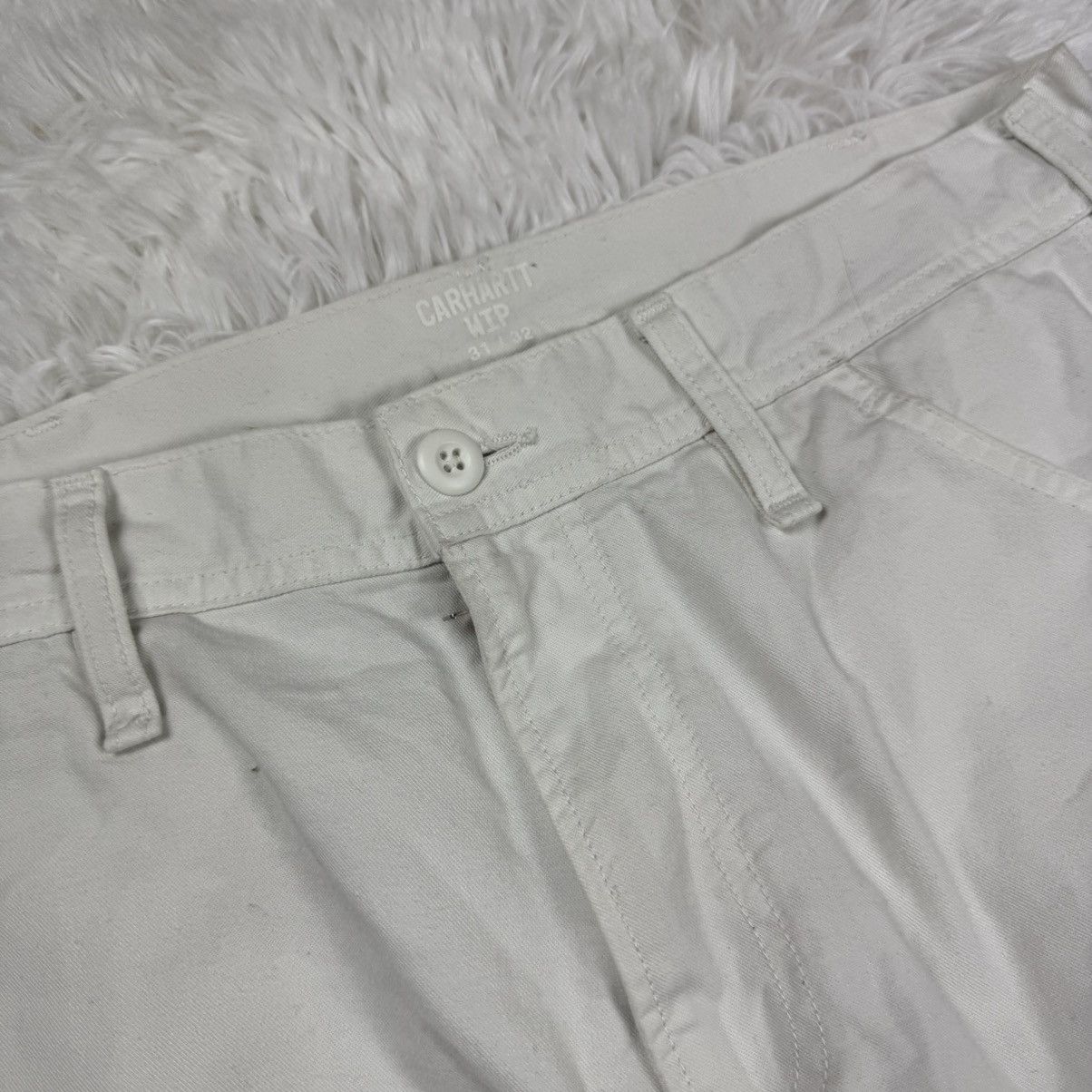 Carhartt Carhartt White Chalk Pants 31x32 Vintage Workwear Streetwear Size US 31 - 12 Thumbnail