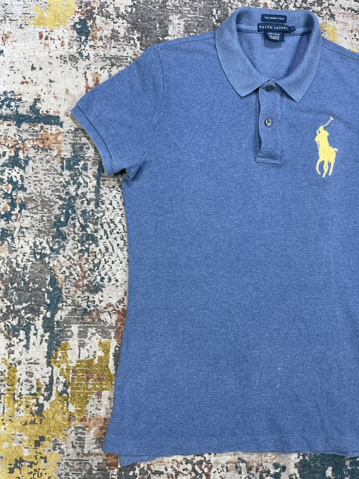 Polo Ralph Lauren Vtg Polo Ralph Lauren The Skinny Polo Shirt Size L / US 10 / IT 46 - 2 Thumbnail