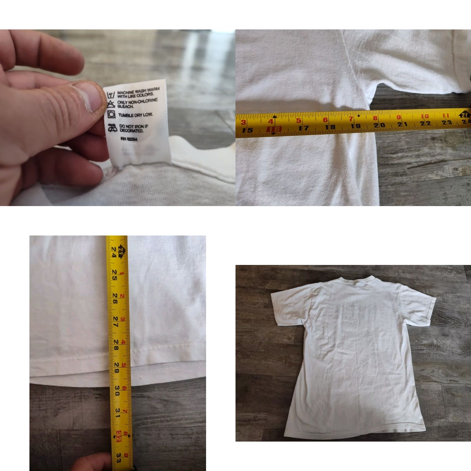 Hard Rock Cafe VINTAGE Hard Rock Cafe Hawaii T-Shirt Men Large White Graphic Print Cotton Fall Spring Summer Size US L / EU 52-54 / 3 - 8 Thumbnail