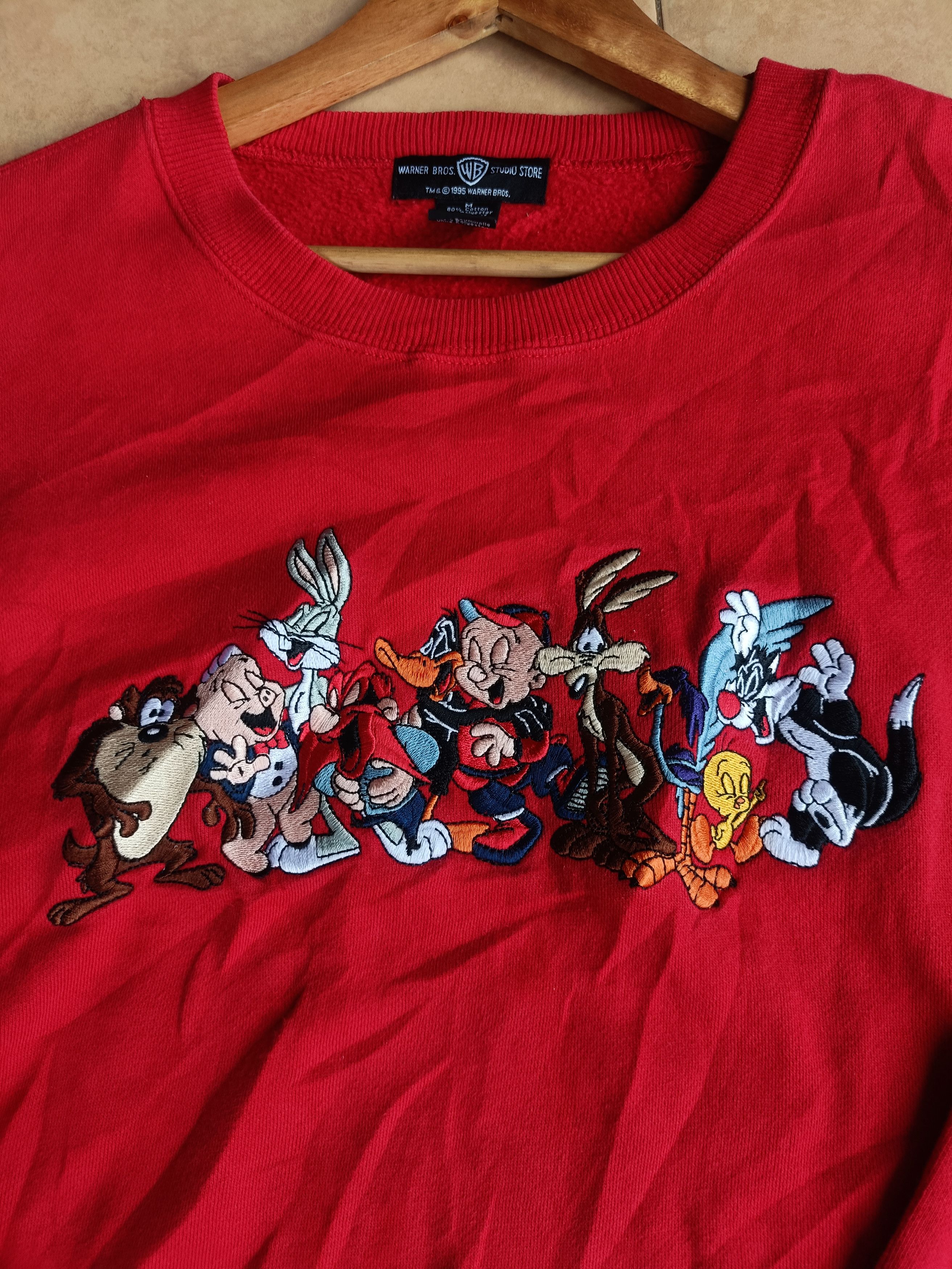 Warner Bros Vtg 1995 Looney tunes Size US M / EU 48-50 / 2 - 2 Thumbnail