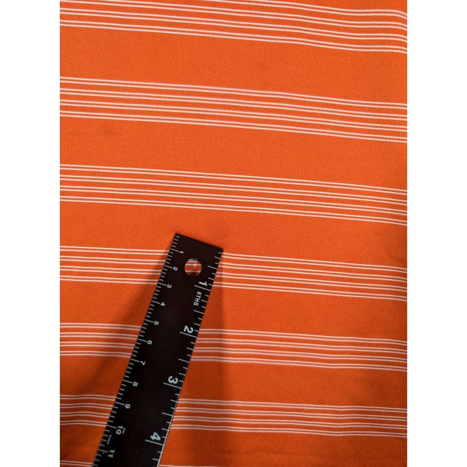 Nike Nike Golf Tour Performance US Open 2012 The Olympic Club Men's Polo Shirt Sz Xl Orange White Striped Size US XL / EU 56 / 4 - 2 Thumbnail