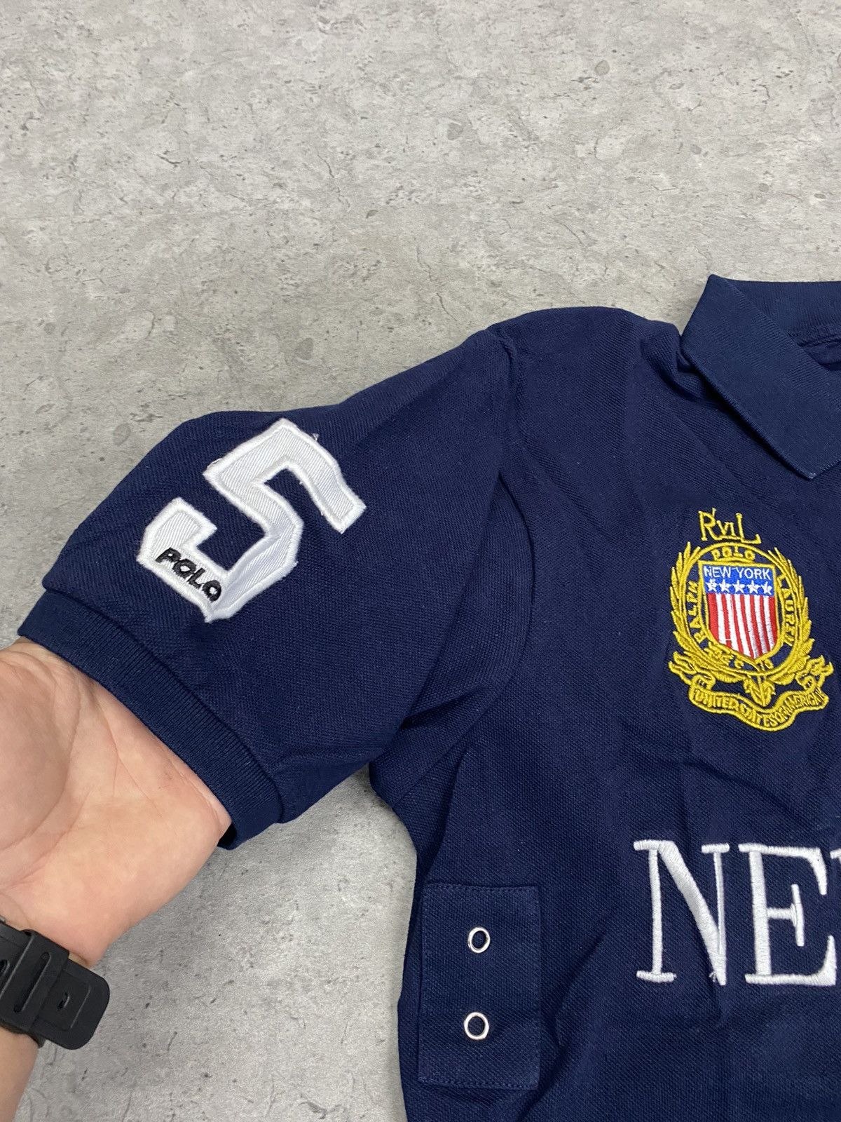 Polo Ralph Lauren Polo Ralph Lauren New York big logo y2k polo shirt ...