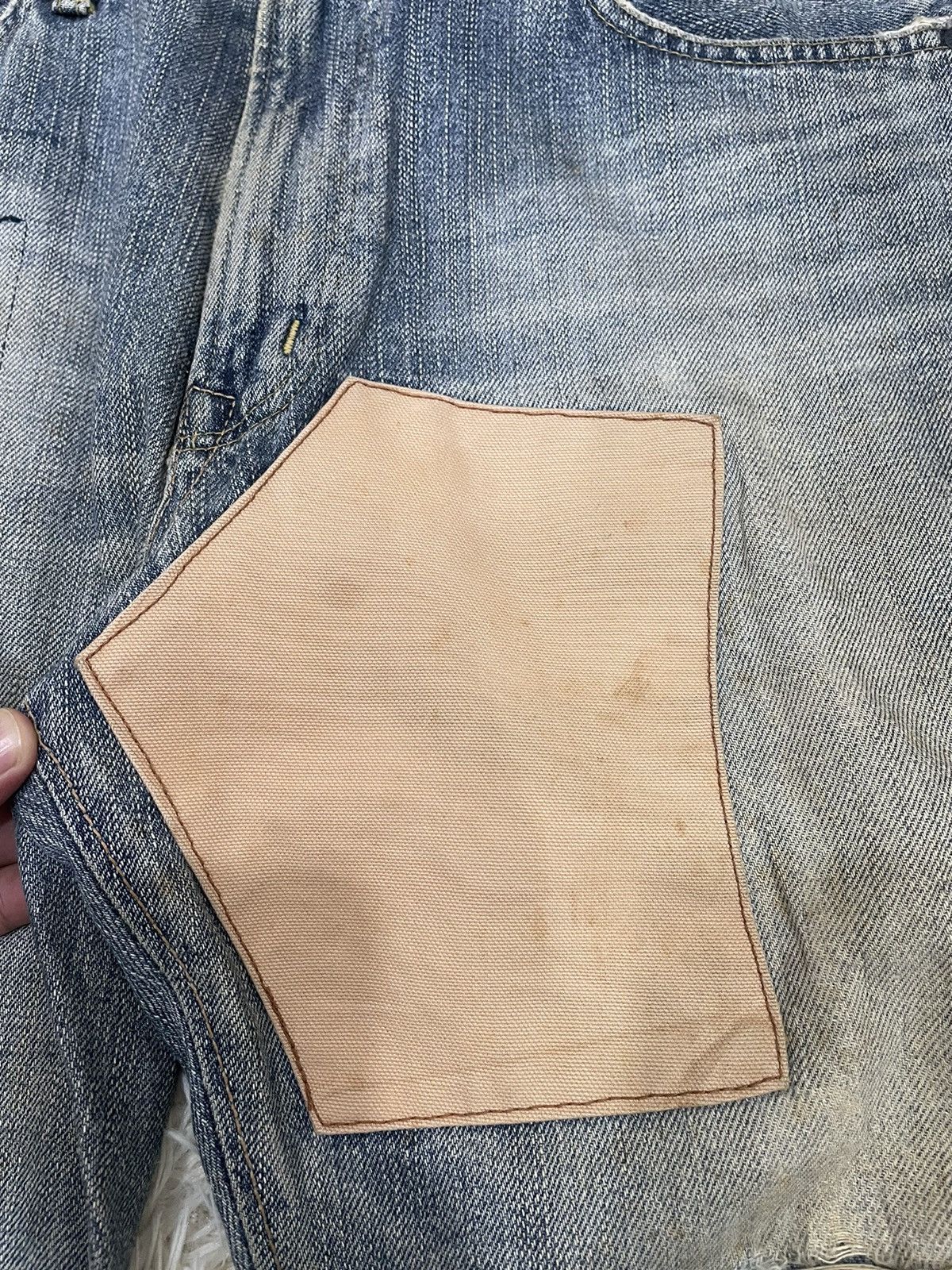 Edwin Final Drop‼️Distressed Vintage Edwin 505 Selvedge Denim Size US 32 / EU 48 - 12 Thumbnail
