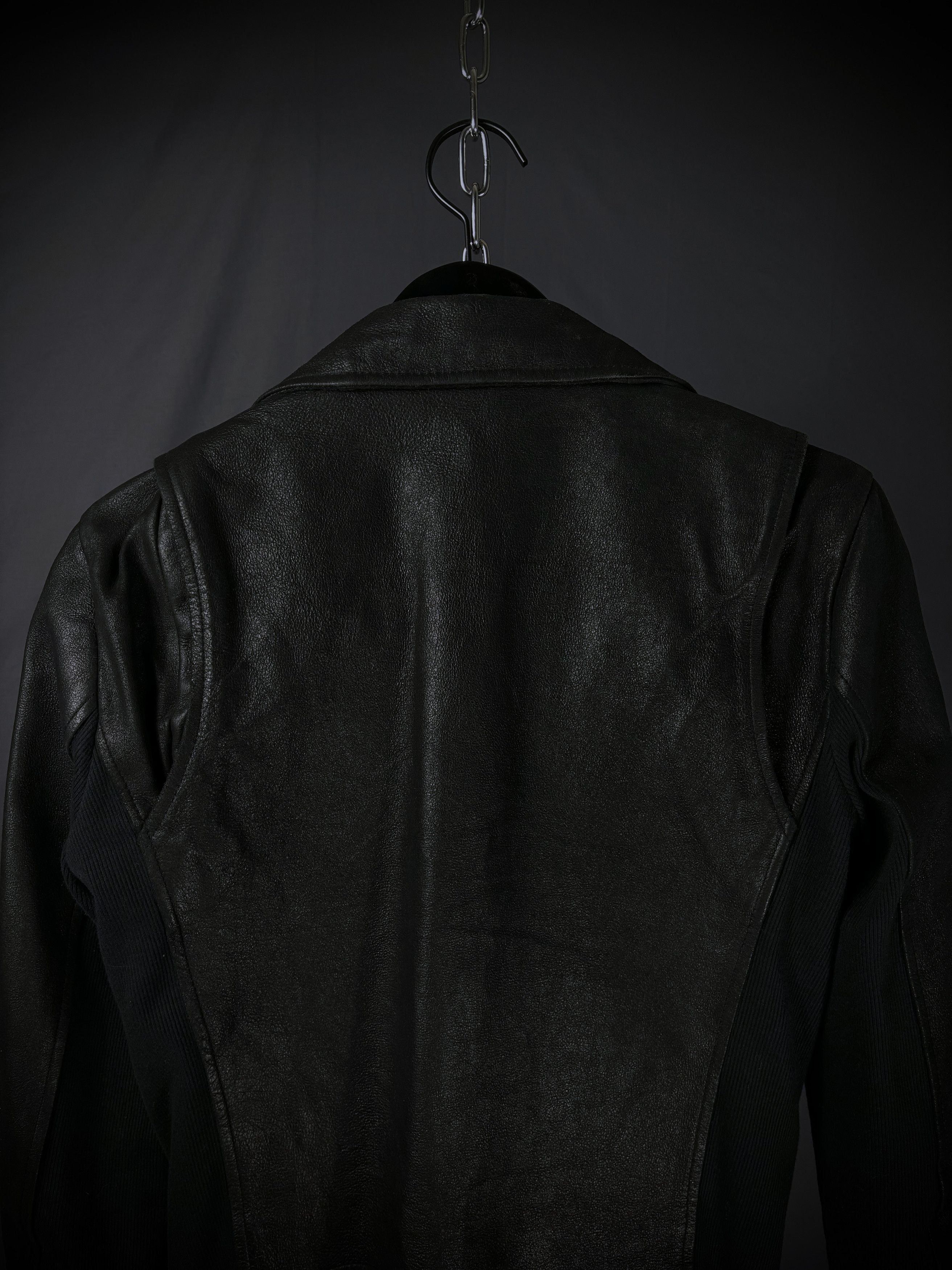 Japanese Brand No ID. Goat Leather Rider’s Jacket Size US XS / EU 42 / 0 - 6 Thumbnail