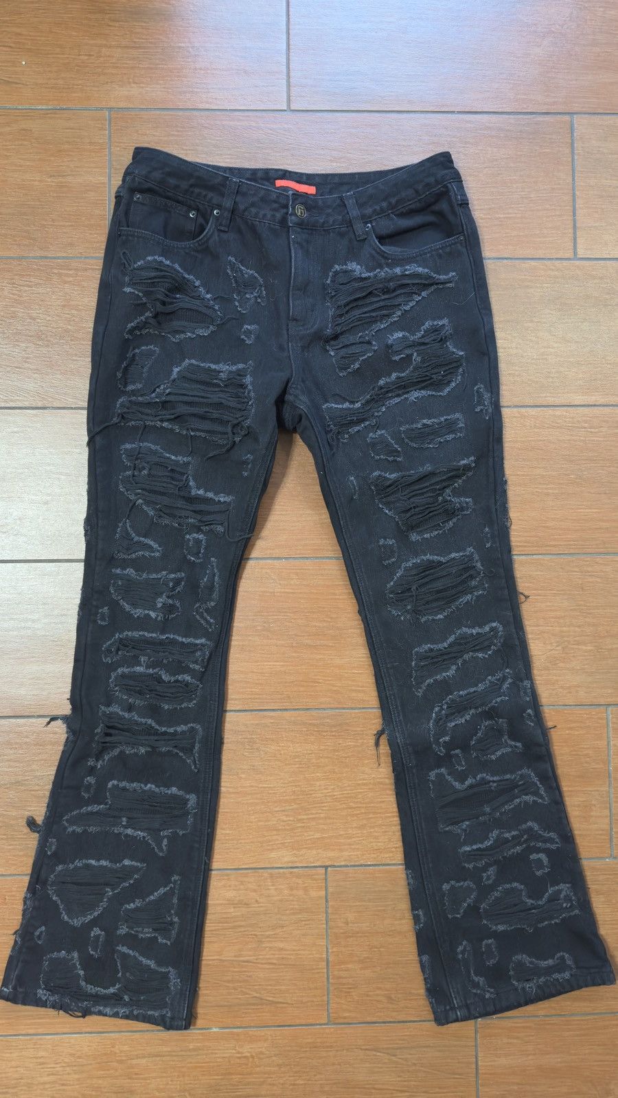 Handmade HANDMADERUST red tag denim Size US 32 / EU 48 - 1 Thumbnail