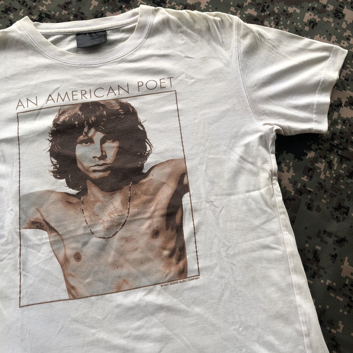 Band Tees Vtg 00s Jim Morrison An American Poet The Doors Band Tshirt Size US M / EU 48-50 / 2 - 1 Thumbnail