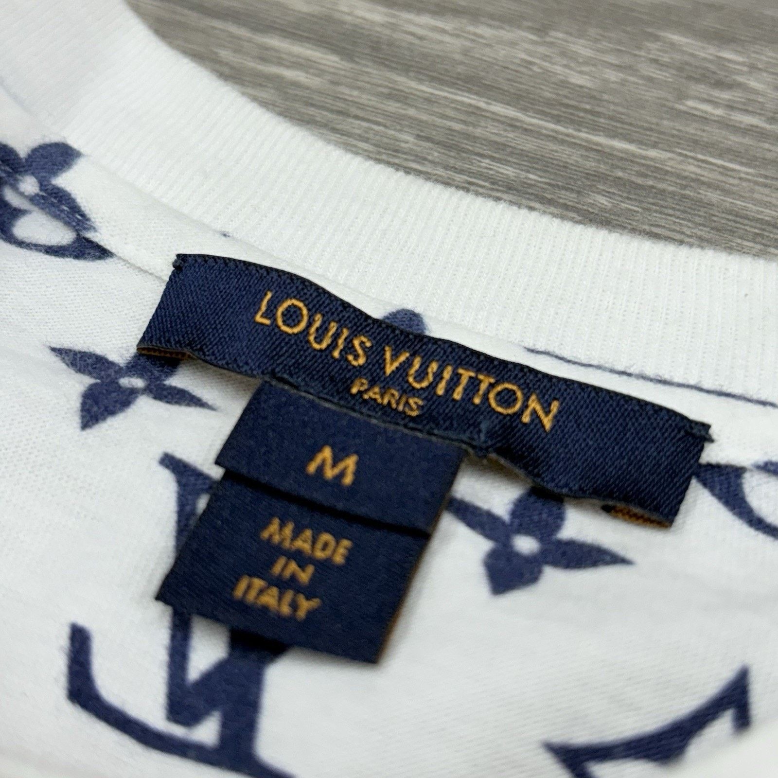 Louis Vuitton Louis Vuitton Chain Monogram Print ' White Blue ' VERY CLEAN Size US M / EU 48-50 / 2 - 13 Thumbnail