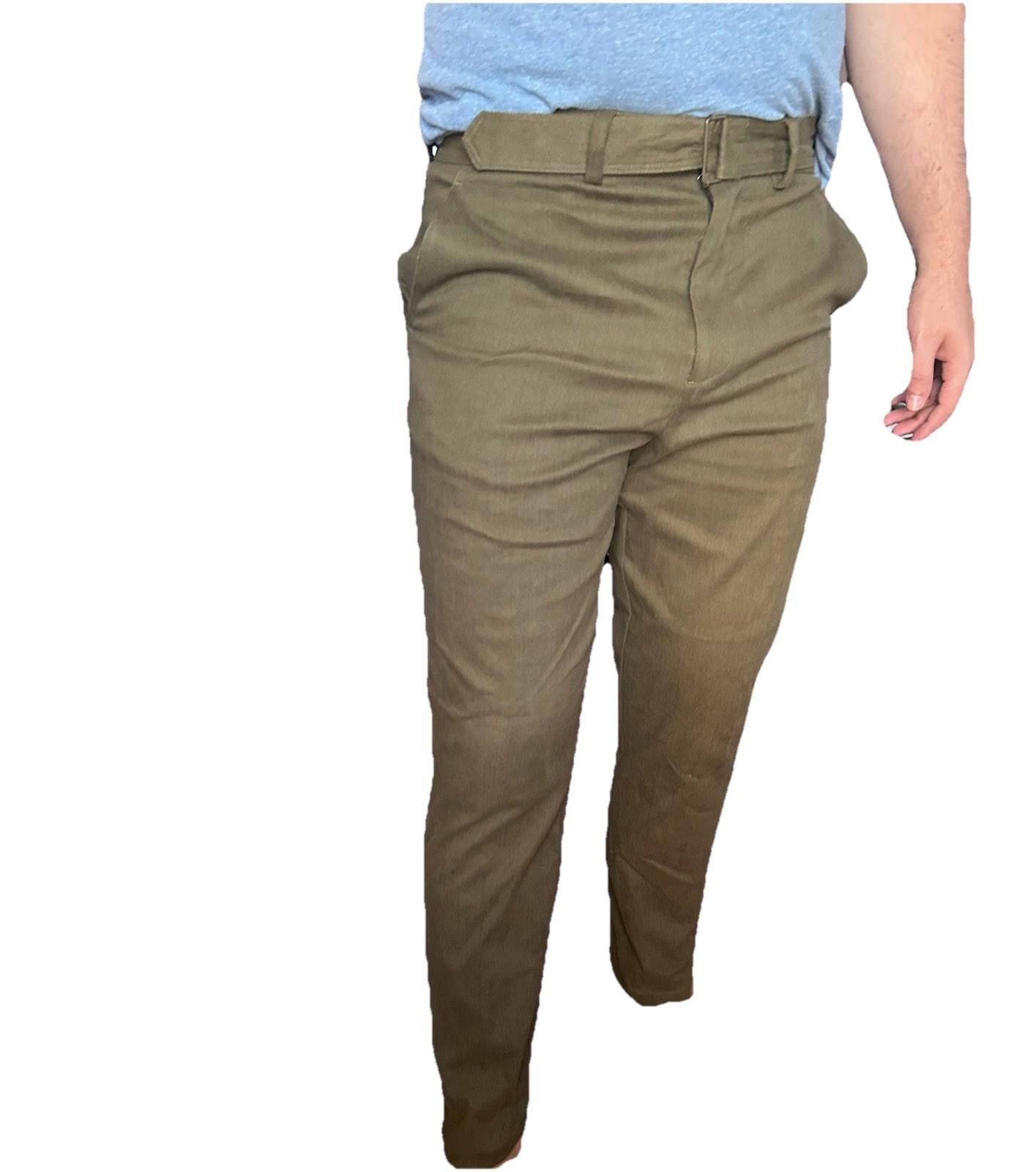 Velvet Velvet Graham & Spencer Olive Slim Fit Pants Men 32 Cotton Size US 32 / EU 48 - 1 Thumbnail