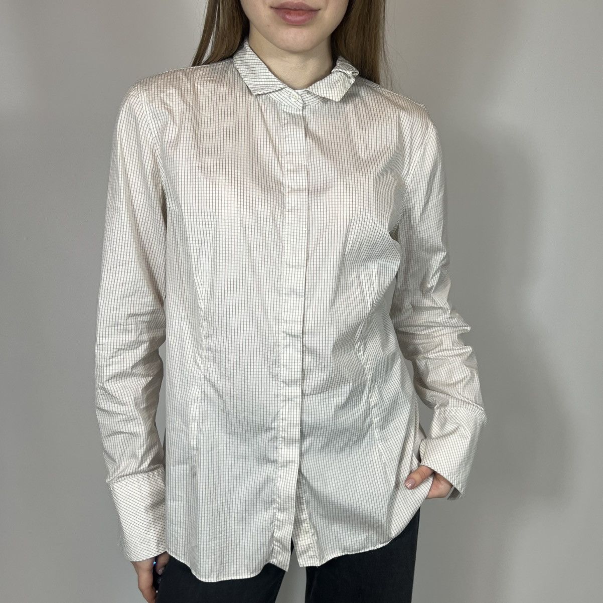 Brunello Cucinelli Vintage Y2K Brunello Cucinelli Luxury Retro Checked Shirt Size XL / US 12-14 / IT 48-50 - 3 Thumbnail