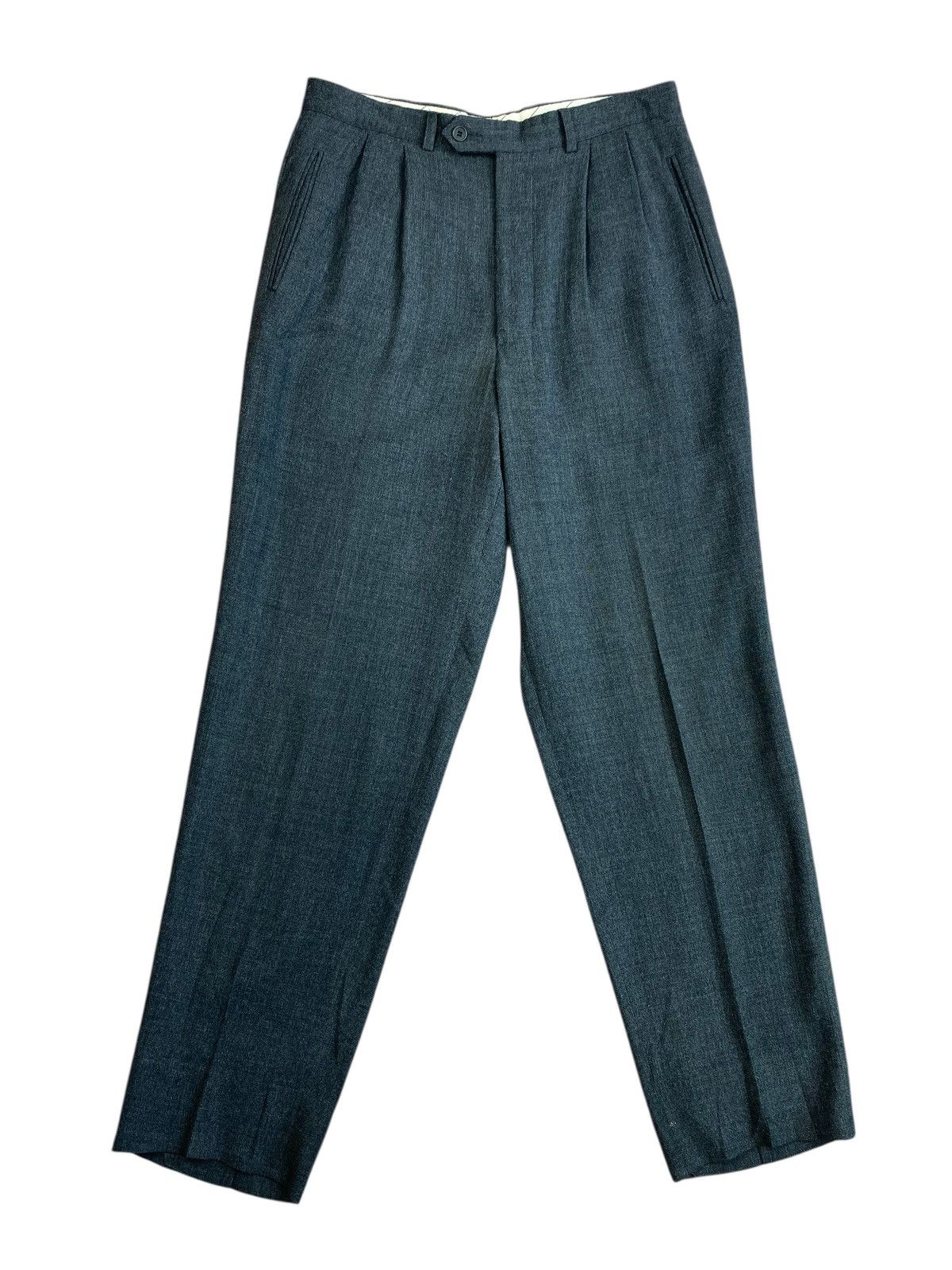 Emporio Armani Vintage 80’s Emporio Armani Wool Regular Cut Slacks Size US 32 / EU 48 - 1 Thumbnail