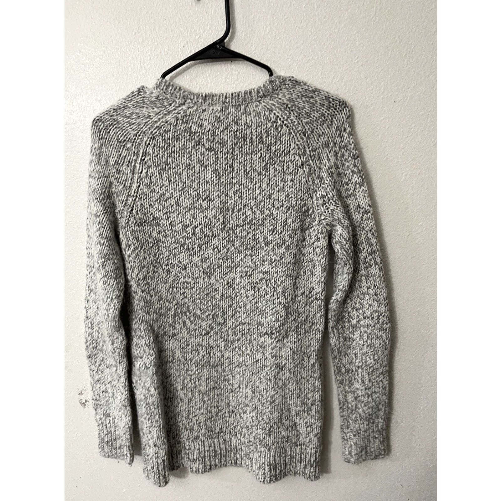 Gap GAP Women's Acrylic Blend Pullover Sweater Long Sleeve Boat Neck Gray XS Size XS / US 0-2 / IT 36-38 - 2 Thumbnail