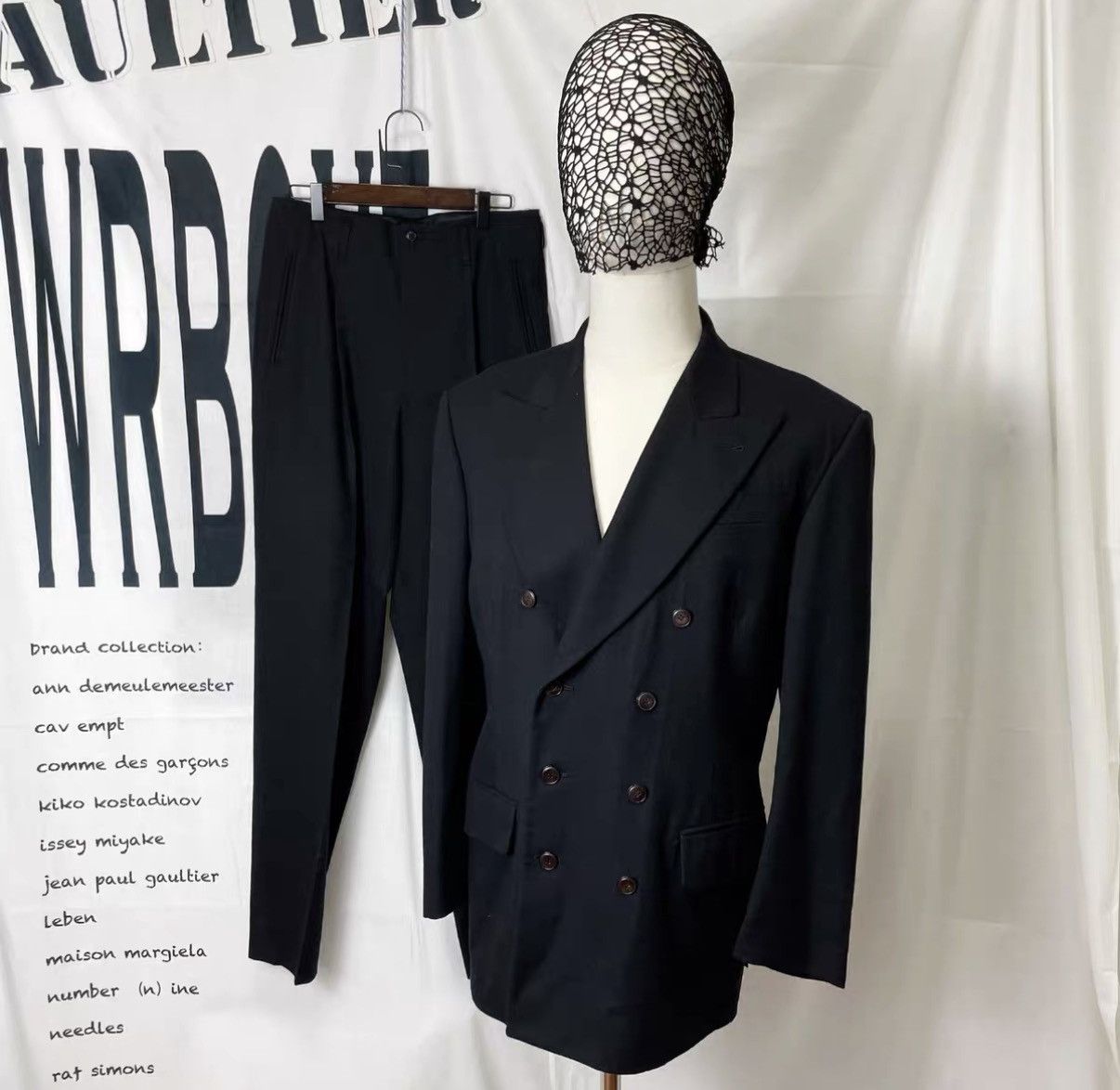 Jean Paul Gaultier Jean Paul Gaultier Draped Wool Trousers with Crease J29 Size US 34 / EU 50 - 6 Thumbnail