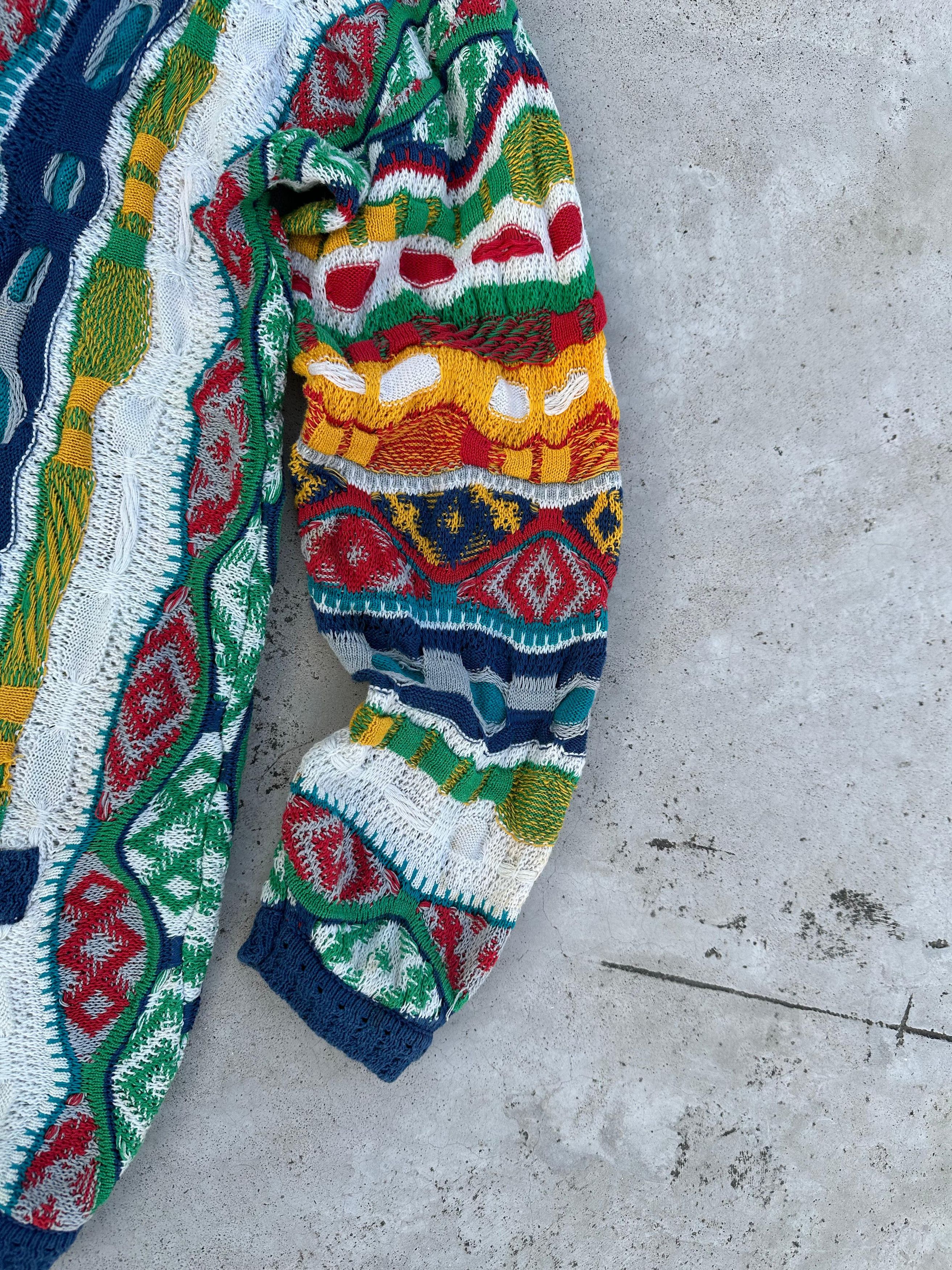 Coogi × Vintage Rare💥Vintage Coogi Sweater- multicolour Cardigan Size US M / EU 48-50 / 2 - 7 Thumbnail