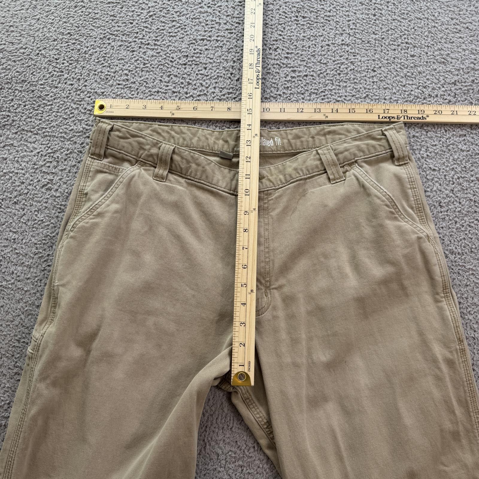 Carhartt Carhartt Relaxed Fit Work Pants Mens 38x30 Khaki Utility Size US 38 / EU 54 - 3 Thumbnail